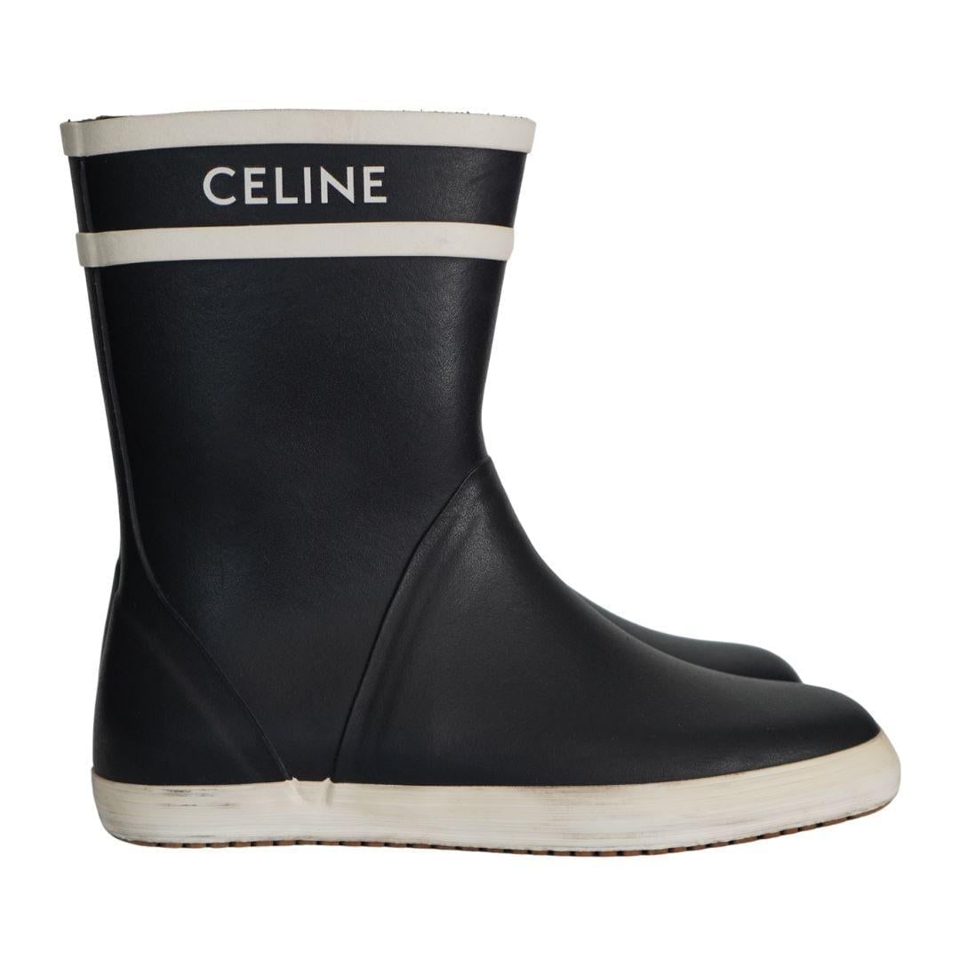 Celine Rubber Rain Boots 39 - 11