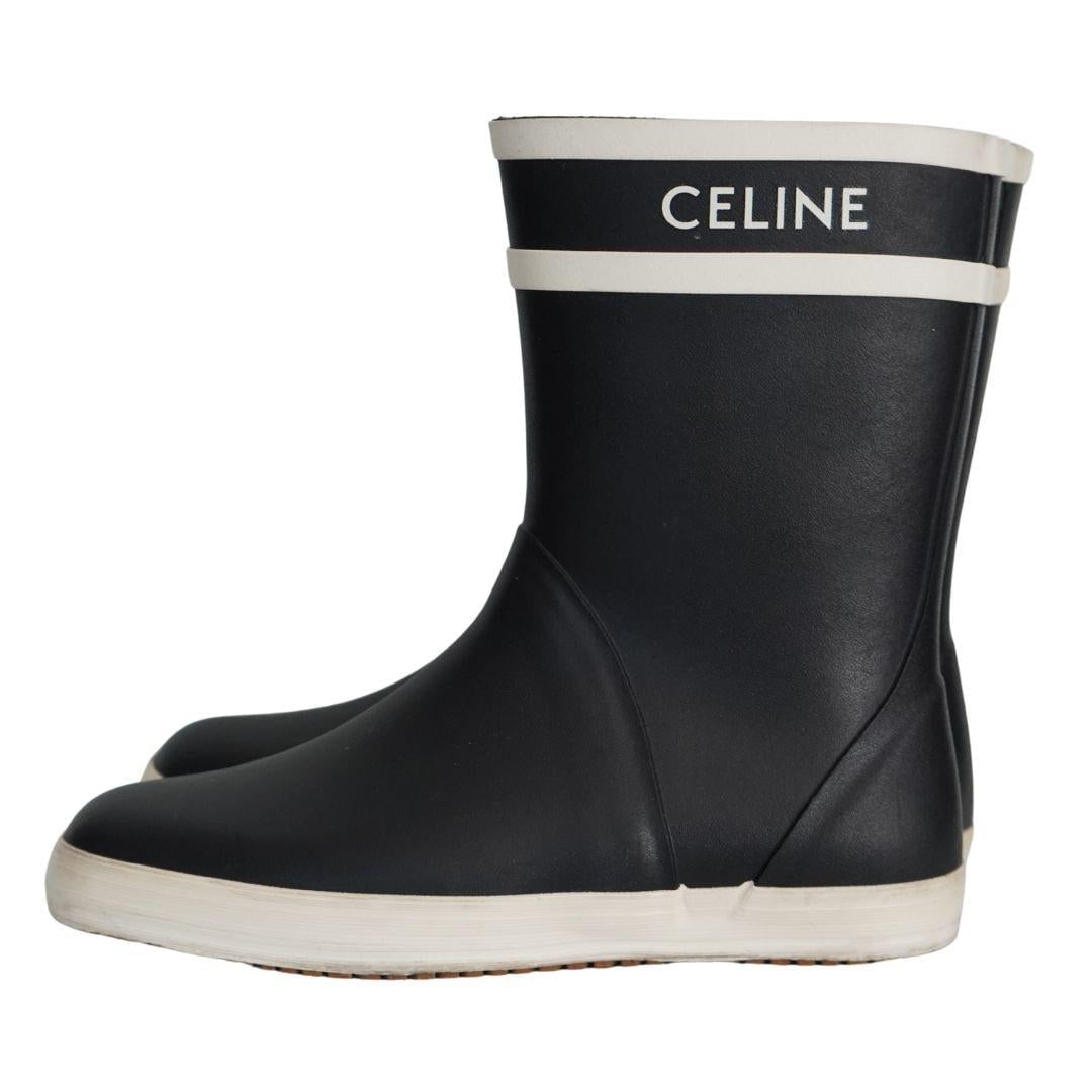 Celine Rubber Rain Boots 39 - 8