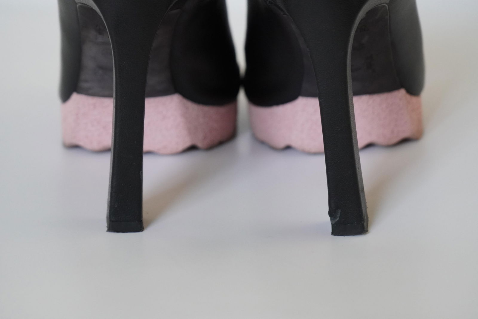 Off-White Black Leather Sponge Mules 39 - 3