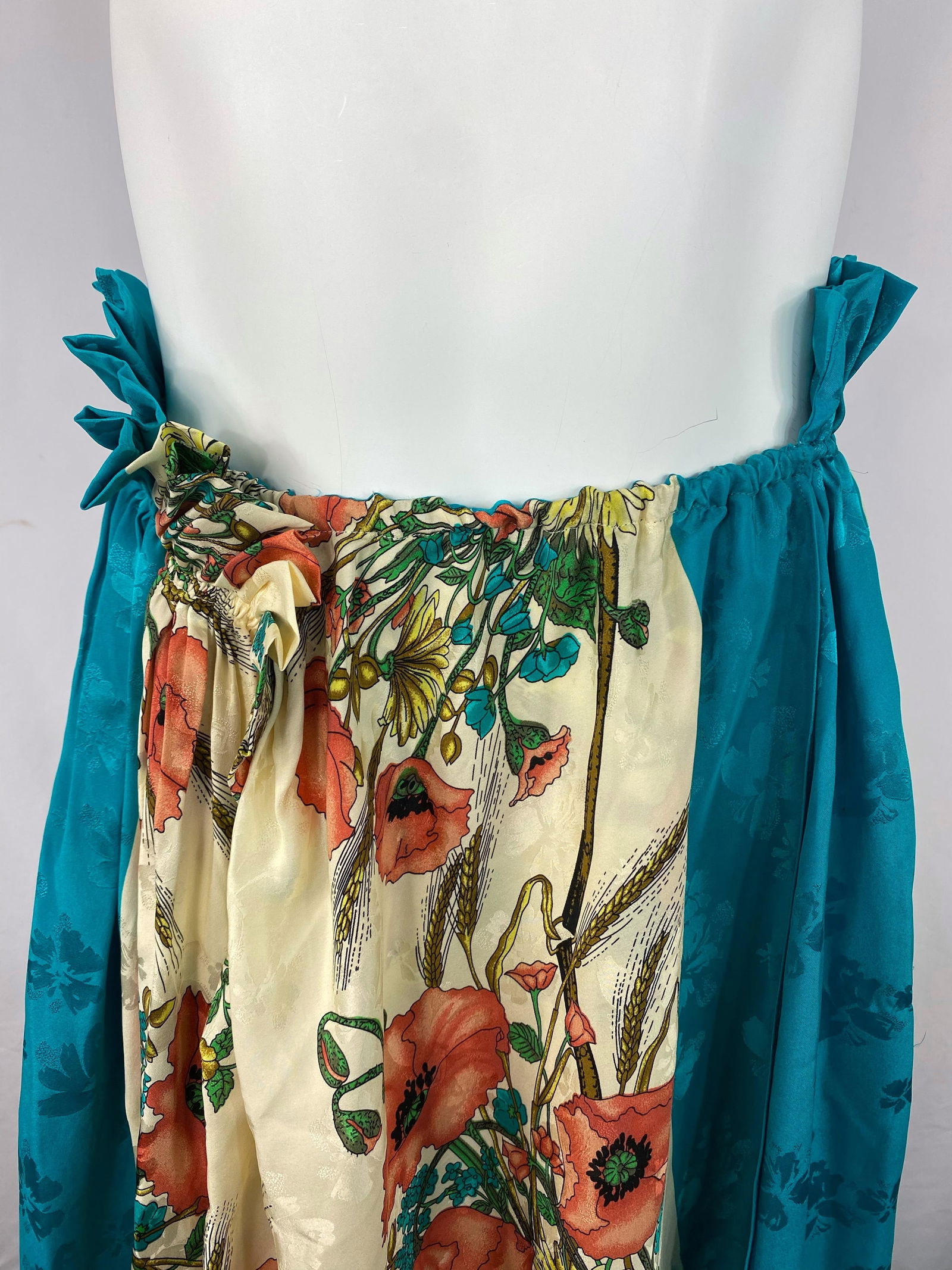 Gucci Multicolor Silk Floral Maxi Skirt Size 40 - 8