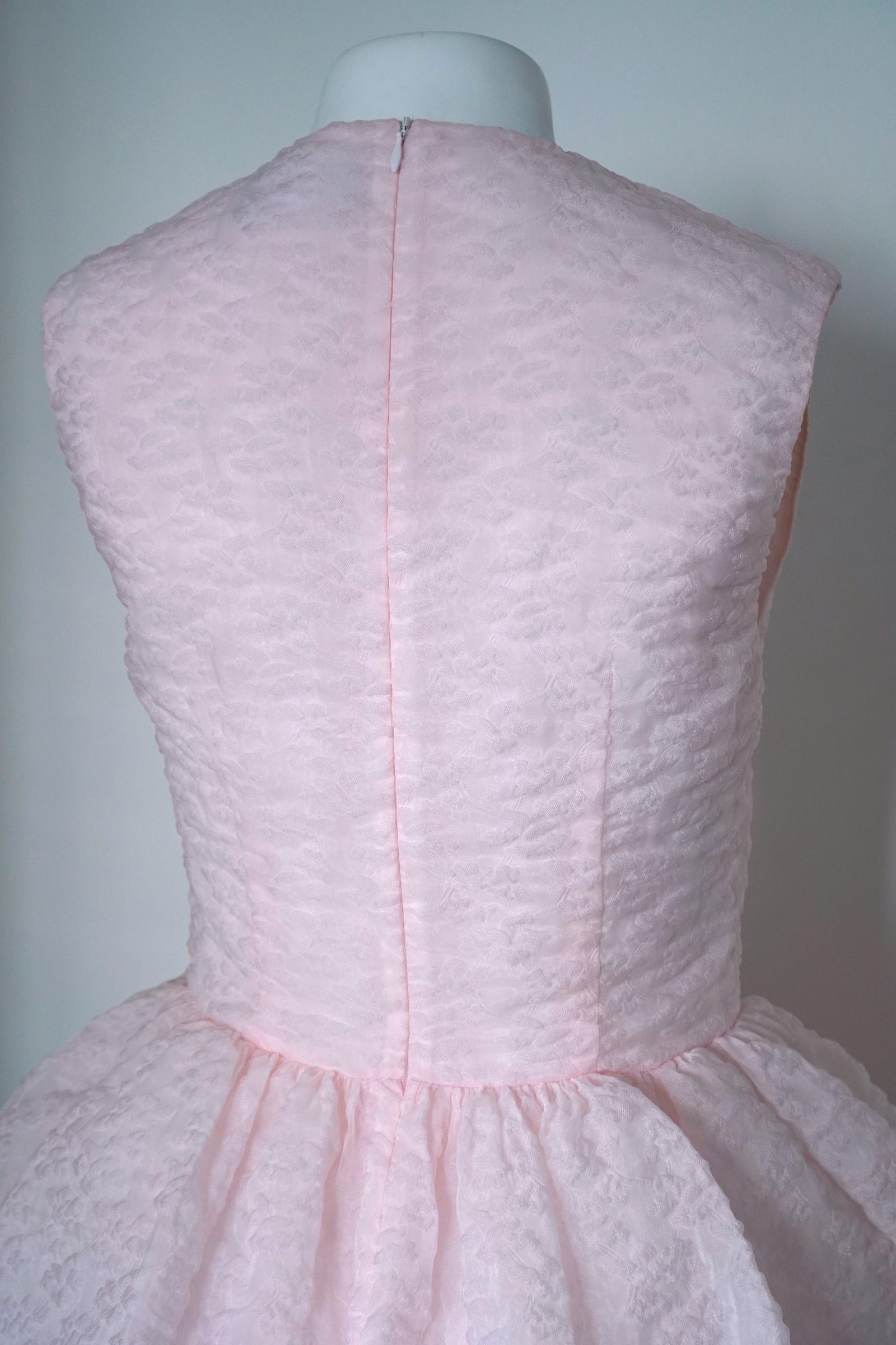 Simone Rocha Short Cloqué baby pink Dress, Size UK 8 - 2