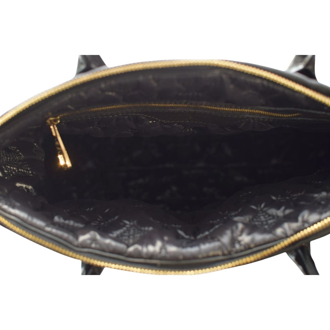 Louis Vuitton 2011 Desire Vertical Lockit MM Black Monogram Nylon Tote Bag - 11