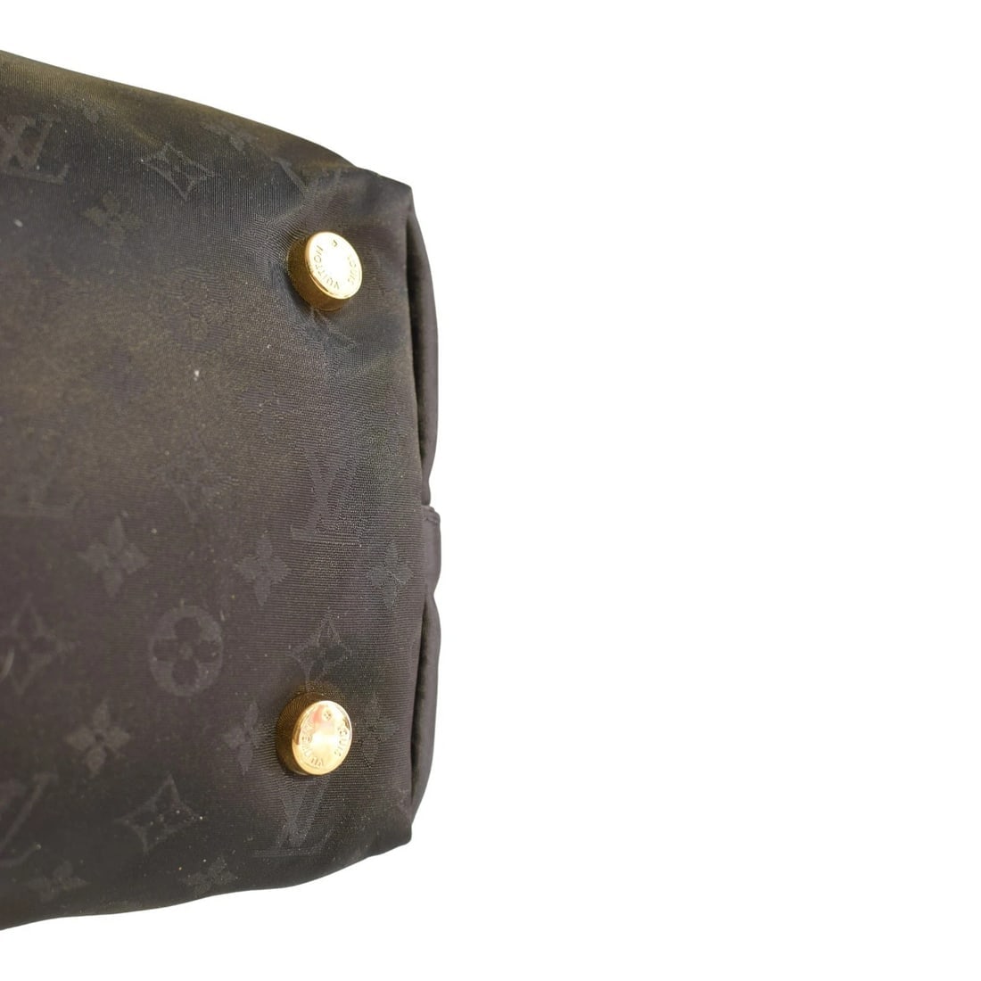 Louis Vuitton 2011 Desire Vertical Lockit MM Black Monogram Nylon Tote Bag - 14