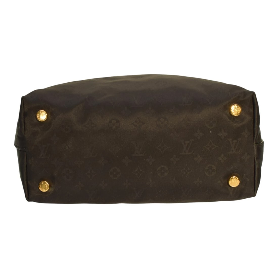 Louis Vuitton 2011 Desire Vertical Lockit MM Black Monogram Nylon Tote Bag - 6