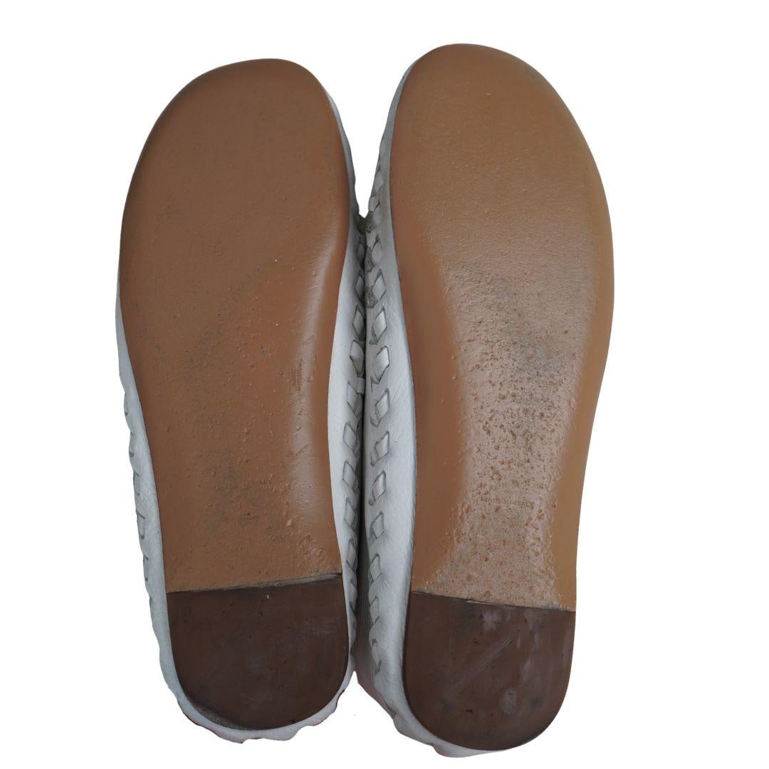 Celine White Leather Tassel Loafers sz 9.5 - 5