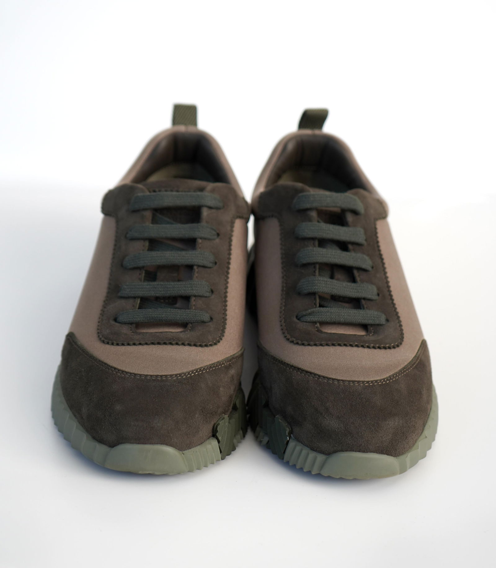 Hermes Green Bouncing Low-top Sneakers - 13