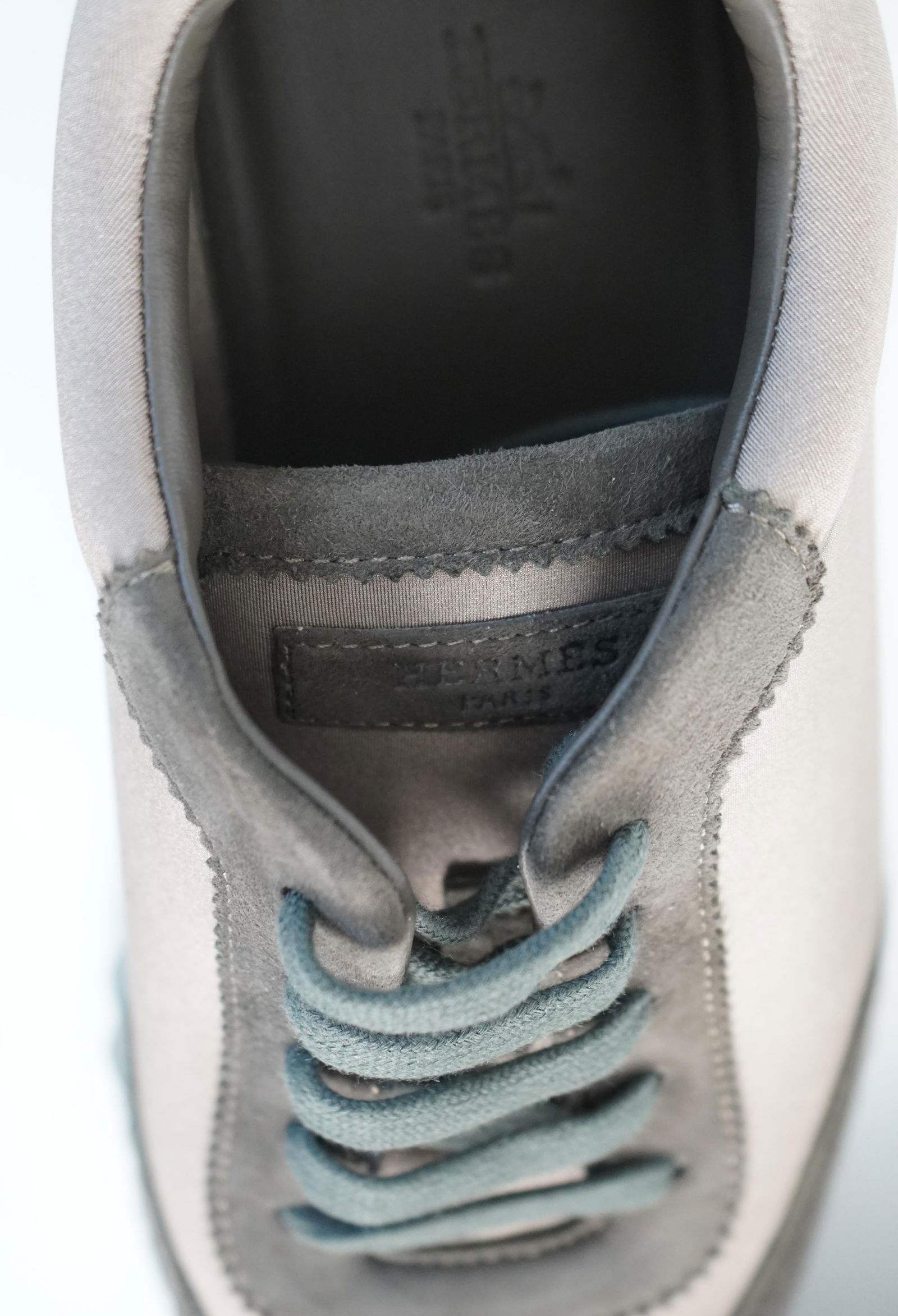 Hermes Green Bouncing Low-top Sneakers - 4