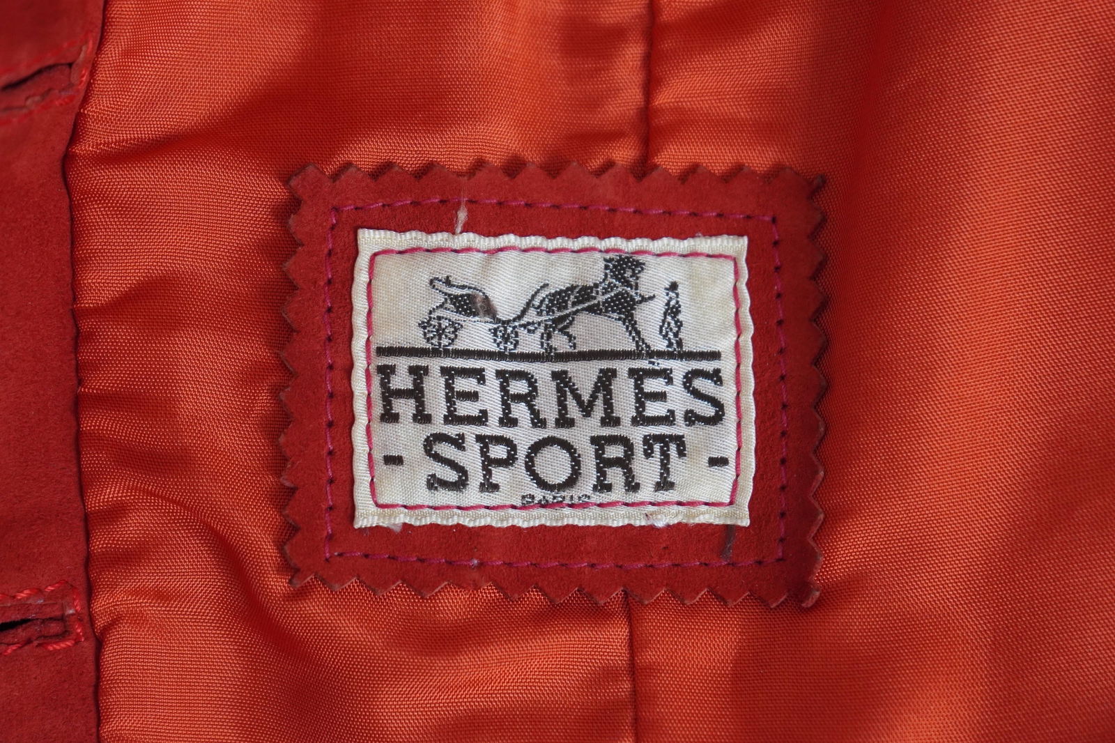 Hermès Sport Suede Burnt Orange Vest - 15