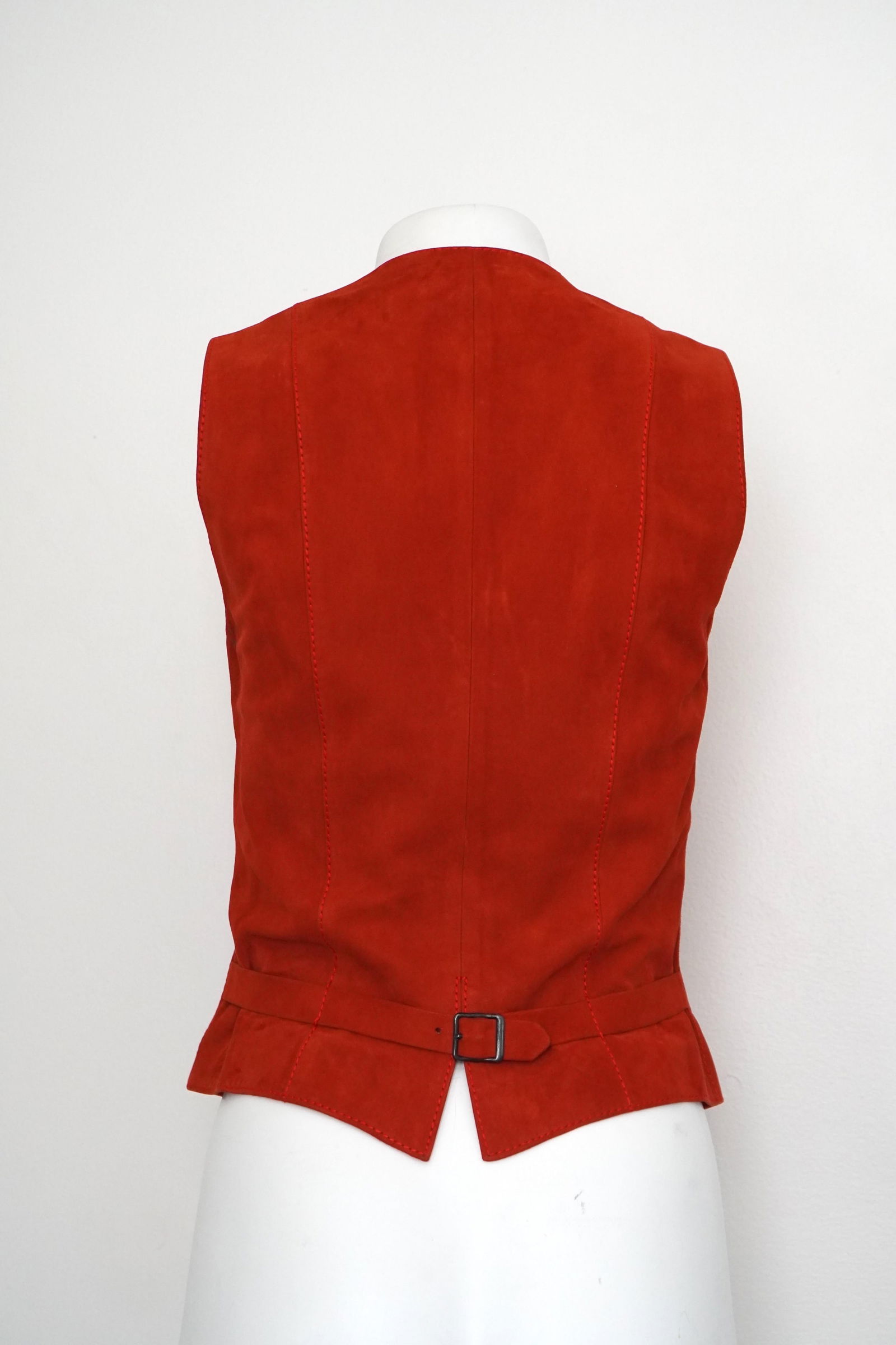 Hermès Sport Suede Burnt Orange Vest - 9