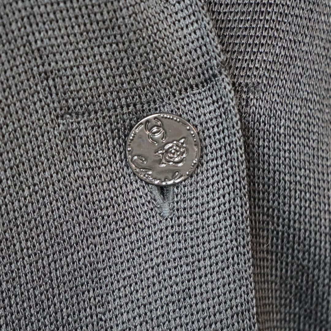 2009 Chanel Black Long Knit Jacket - 11