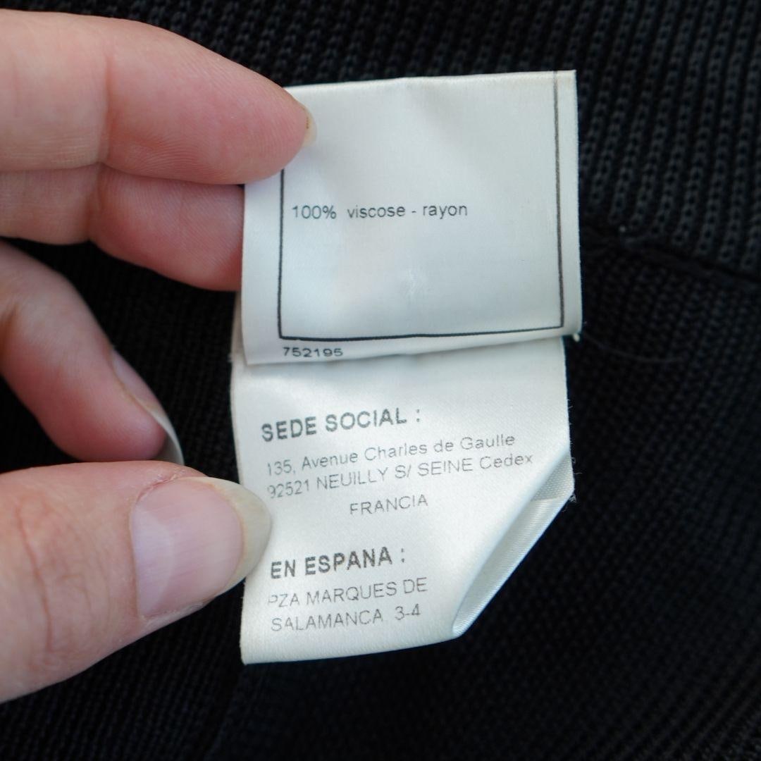 2009 Chanel Black Long Knit Jacket - 17