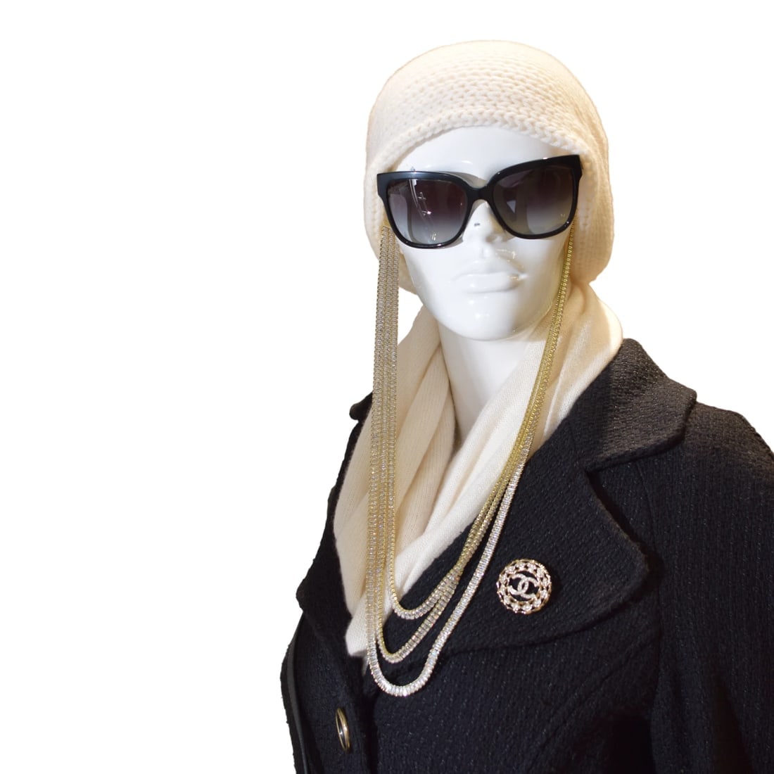 Cartier CT0471S Black with Gold Panther-C Acetate Square Sunglasses with box - 2