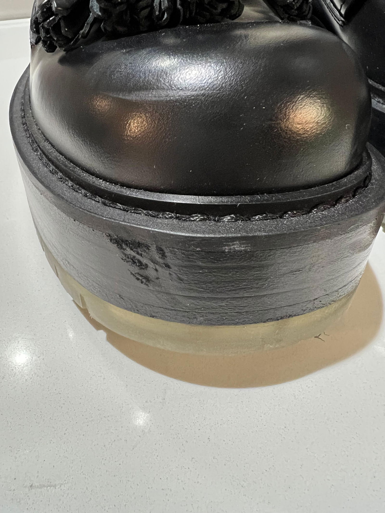 Bottega Veneta Black Leather Loafer Shoes, Size 40 - 2