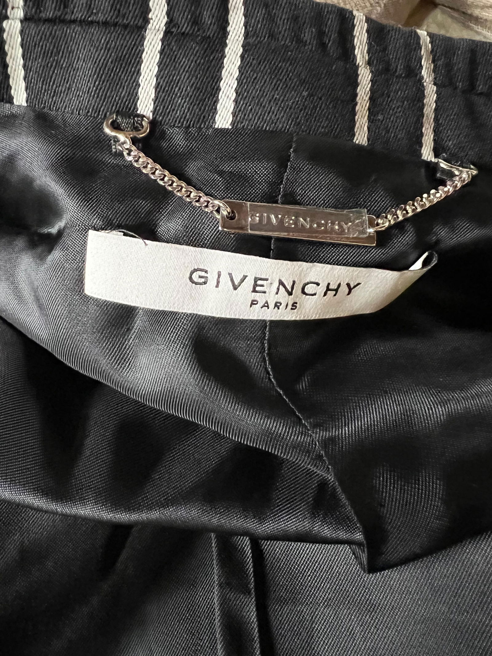 Givenchy Black and White Blazer Jacket, Size 40 - 15