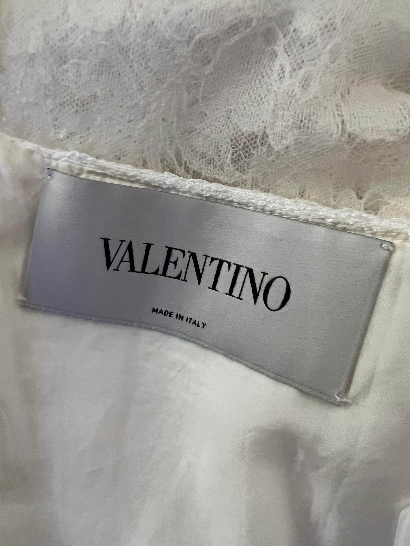 Valentino White Mini Dress, Size 8 - 12