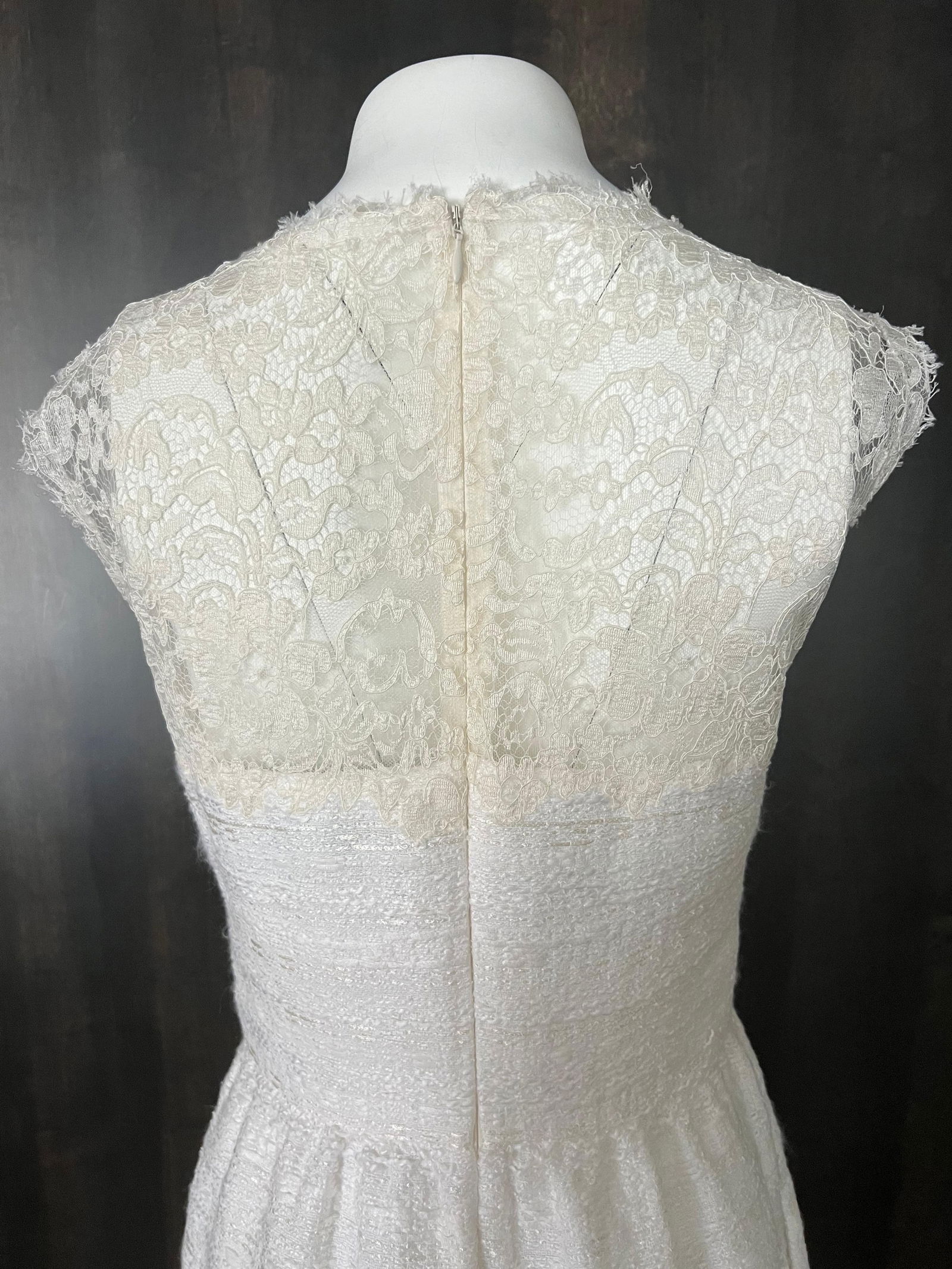 Valentino White Mini Dress, Size 8 - 14