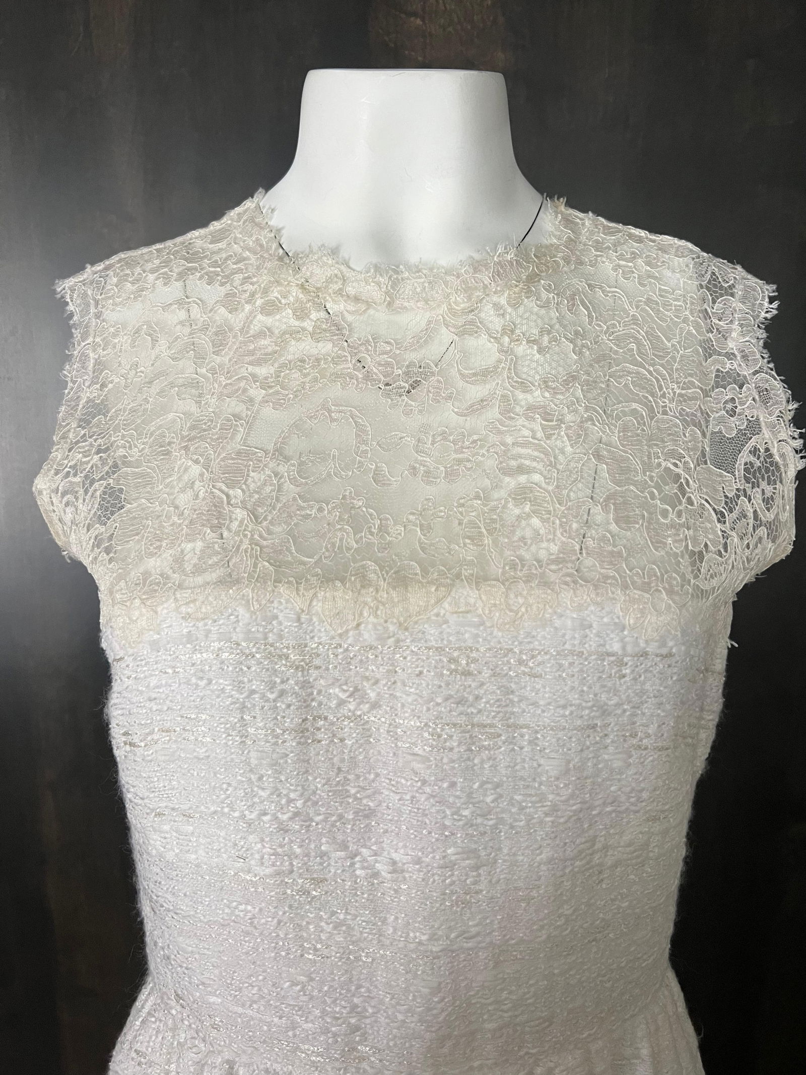 Valentino White Mini Dress, Size 8 - 8