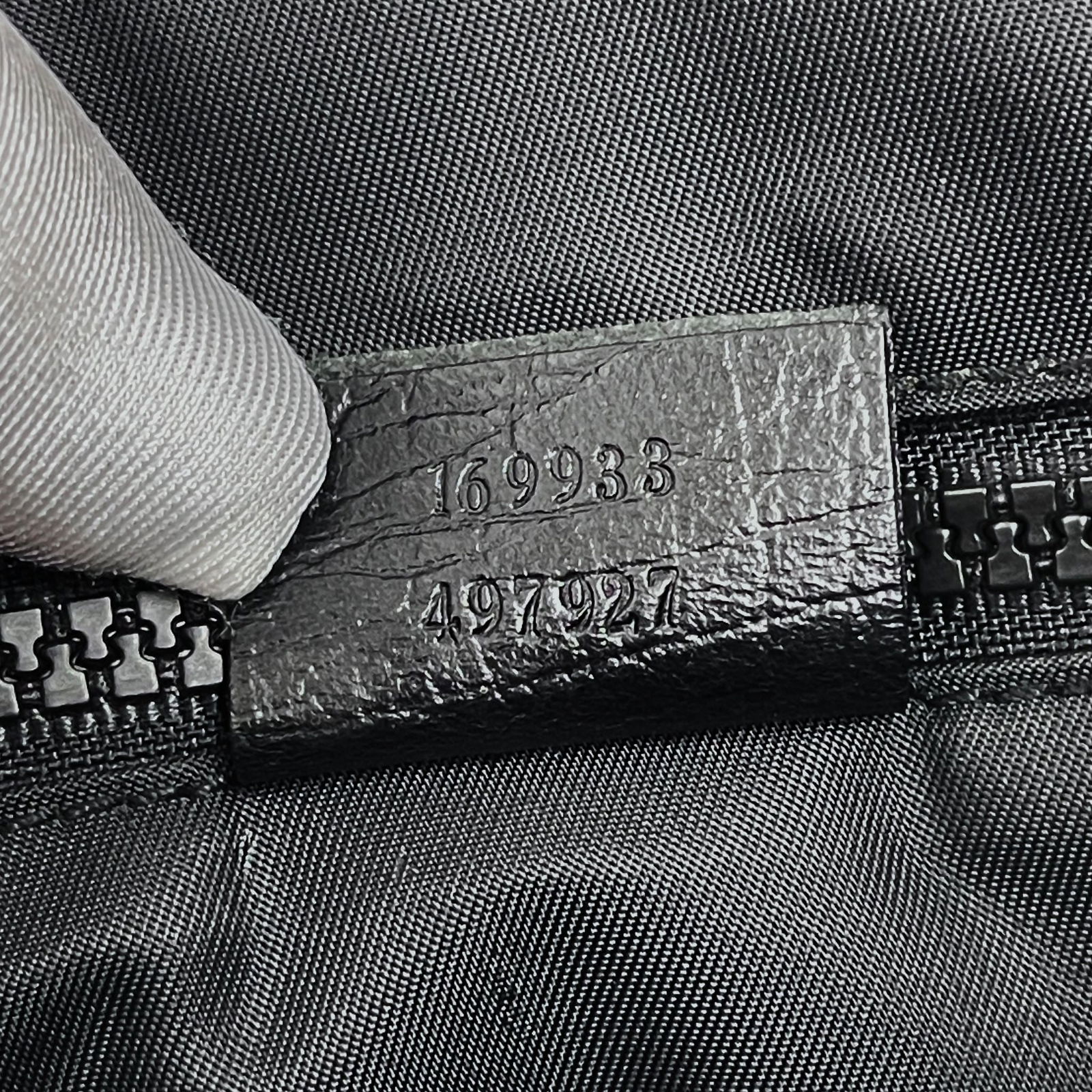 GUCCI Black GG Supreme Messenger Bag - 17