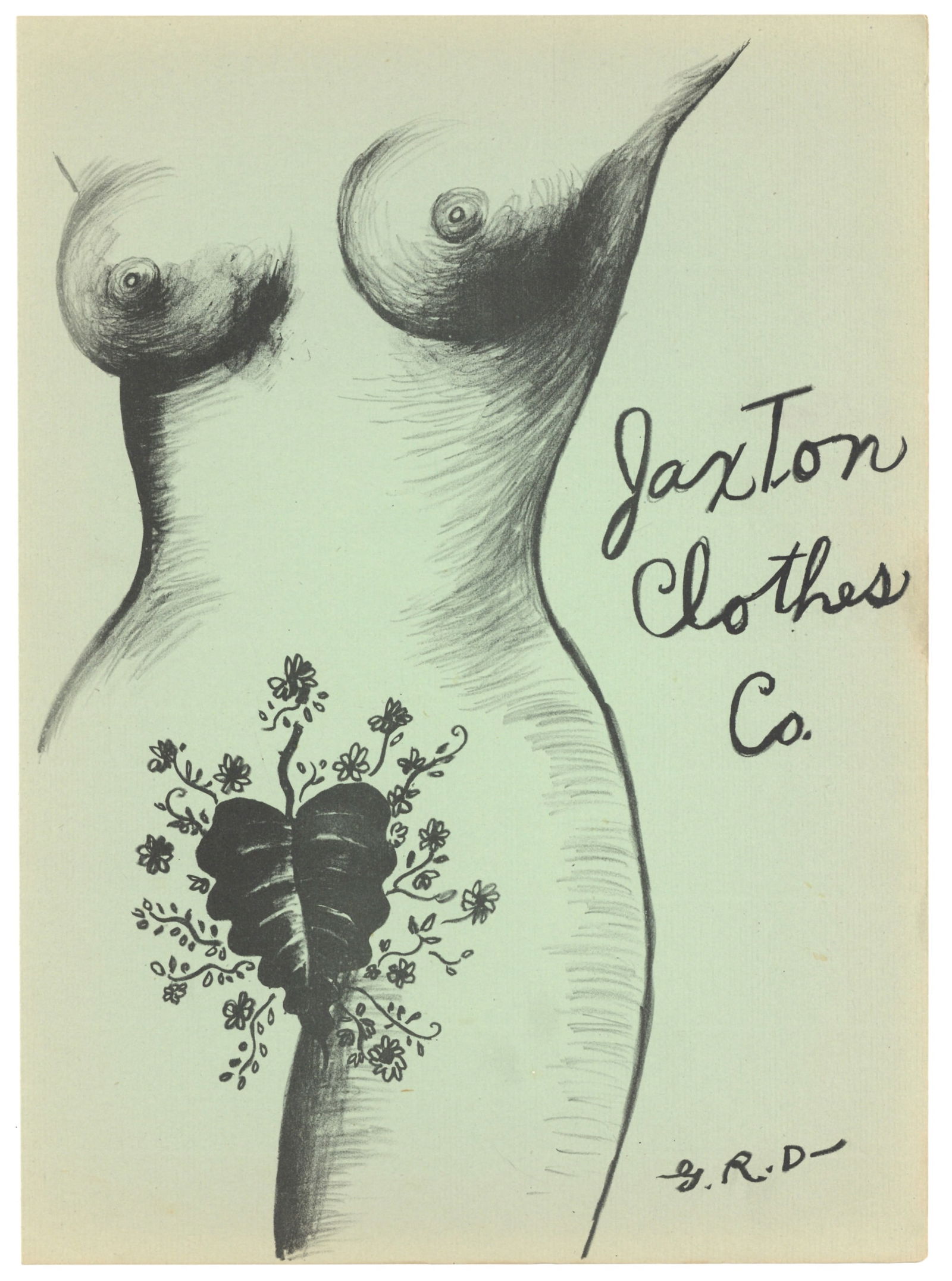 Gladys Rockmore Davis original lithograph: Title: Gladys Rockmore Davis original lithograph Description: Medium: original lithograph. This lithograph was printed in 1951 for the "Improvisations" portfolio, published by the Artists Equity