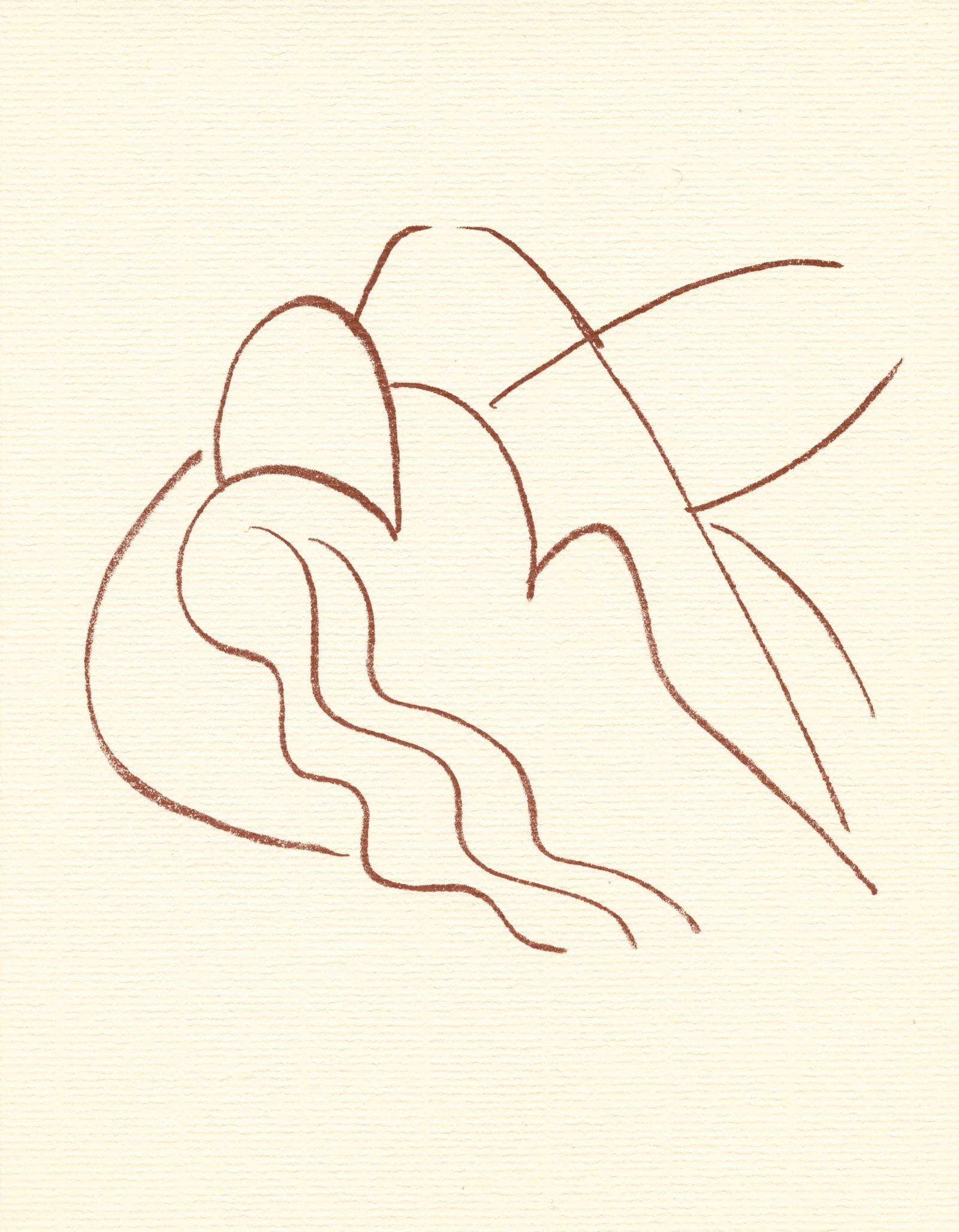 Henri Matisse lithograph | Florilege de Ronsard: Title: Henri Matisse lithograph | Florilege de Ronsard Description: Medium: lithograph (after the the original lithograph). Printed in sanguine ink on cream laid paper from the Papeteries Casteljoux