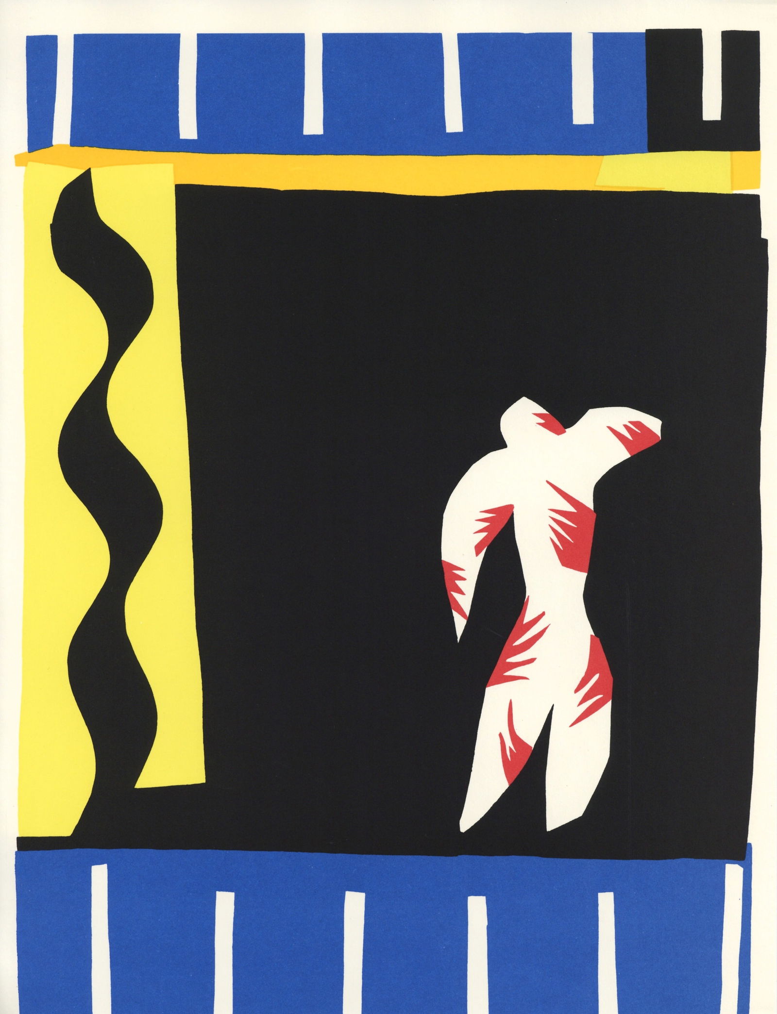 Henri Matisse "The Clown" from Jazz: Title: Henri Matisse "The Clown" from Jazz Description: This lithograph (after the 1947 pochoir) is from the 1983 edition, published in New York by The Museum of Modern Art. The original 1947 edition