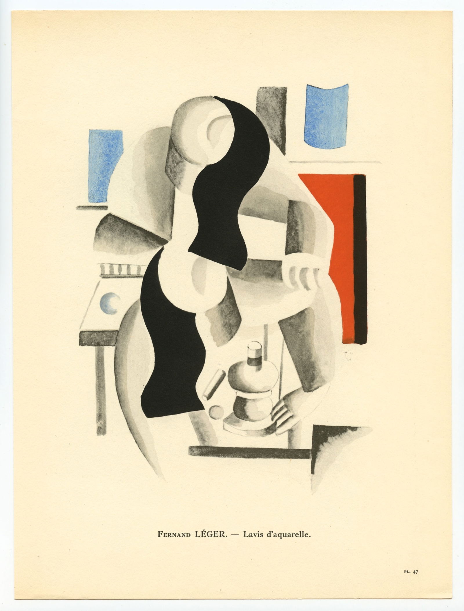 Fernand Leger 1929 pochoir - 2