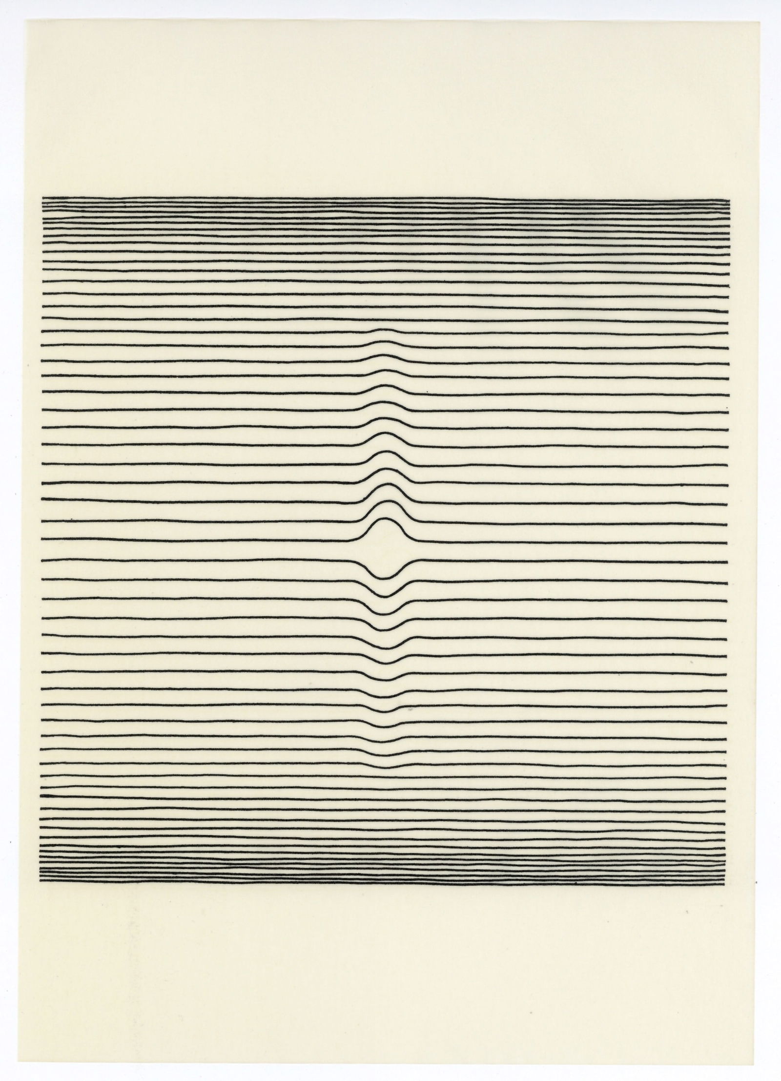 Victor Vasarely screenprint, 1963: Title: Victor Vasarely screenprint, 1963 Description: Medium: screenprint (after the drawing). Printed in 1963 on a special semi-transparent paper in an edition of 450 for "Naissances" and published b