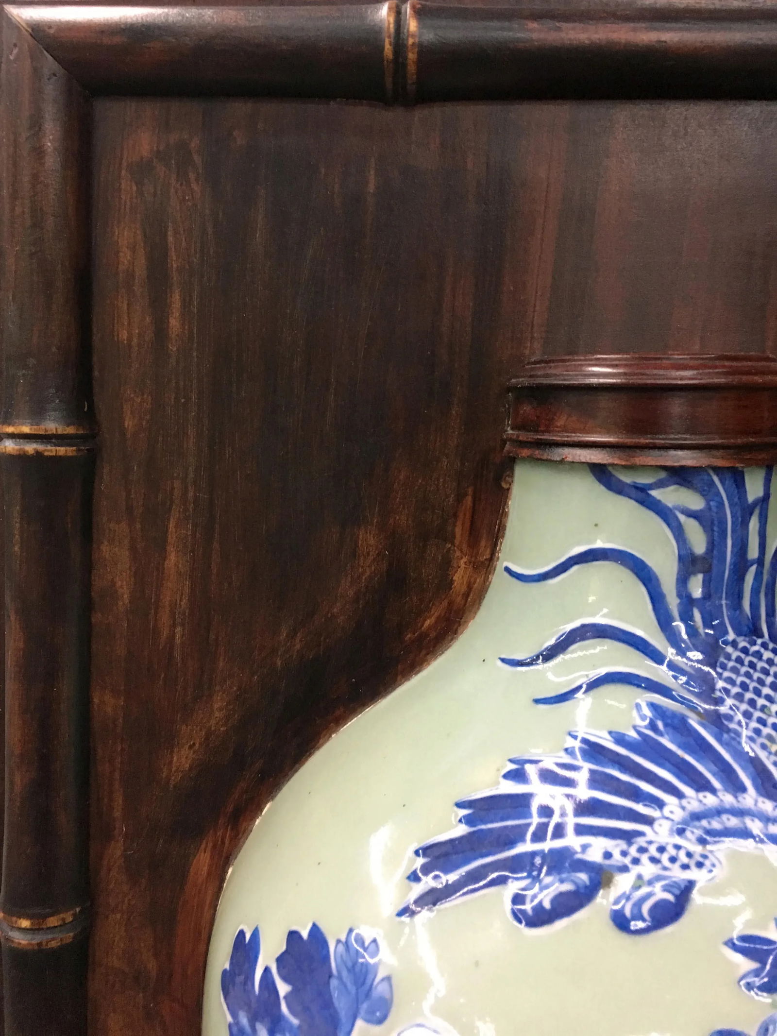 Chinese Ching Dynasty 19 Century Vase Hanging Panel - 3