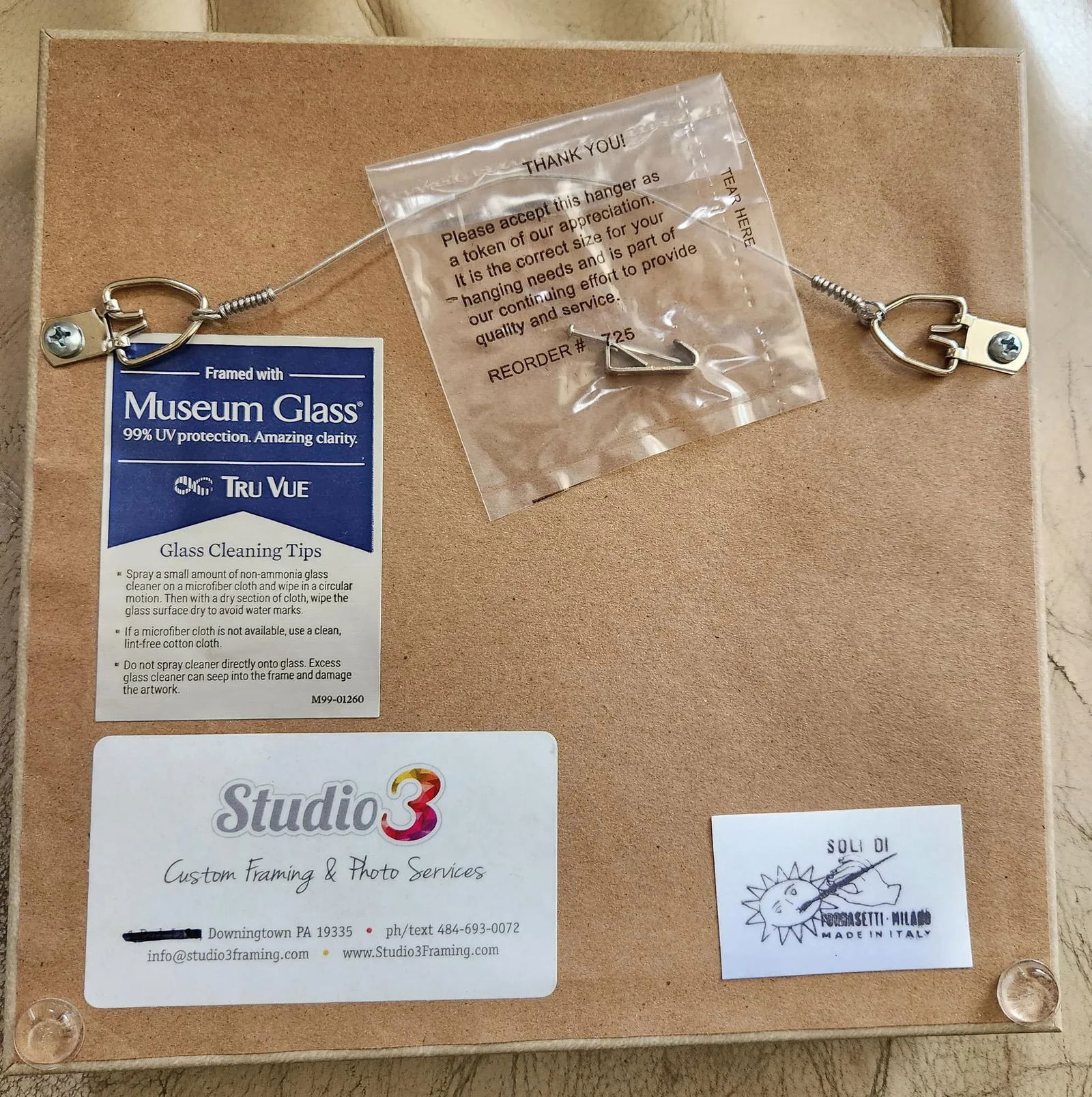 Piero Fornasetti Framed Set of Coasters, "12 Mesi, 12 Soli" Design. - 3