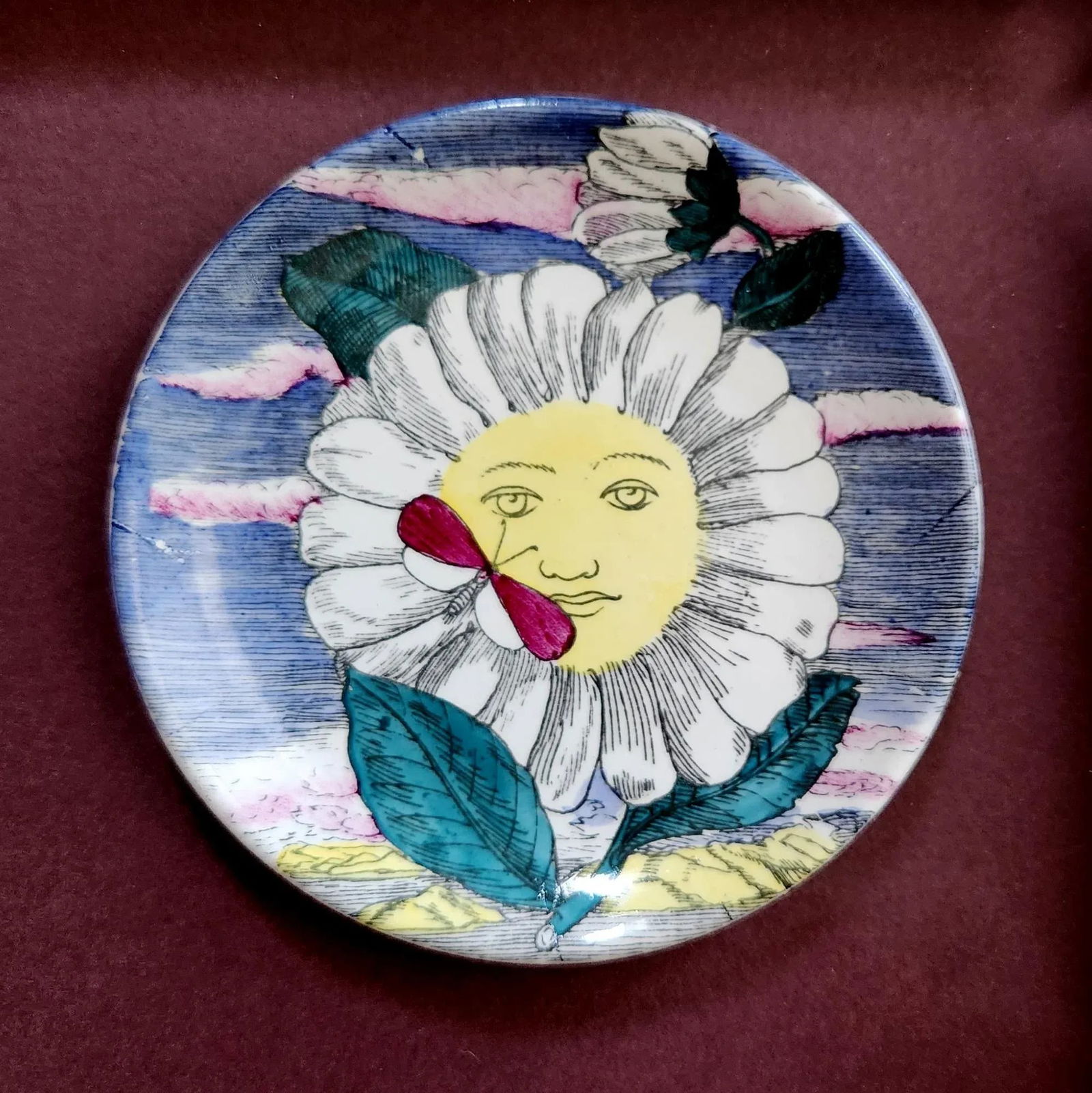 Piero Fornasetti Framed Set of Coasters, "12 Mesi, 12 Soli" Design. - 5