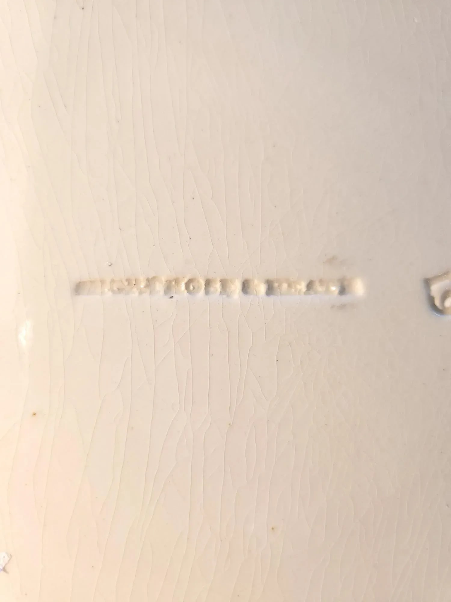 Massive English Creamware Pottery Yellow & Botanical Basin, Shorthose & Heath - 6