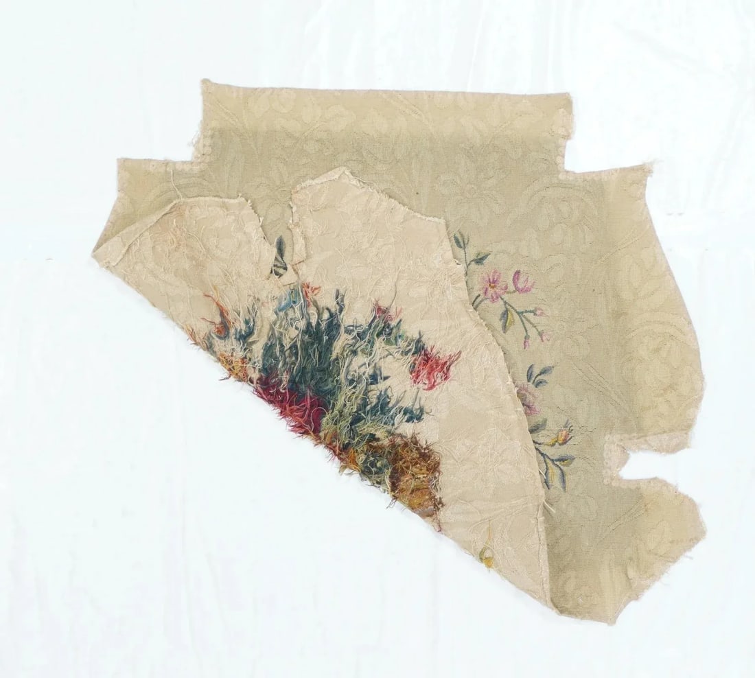 Antique French Tapestry Seat Cover. Circa 1890 One of Pair 2'4'' X 2'8'' - 2