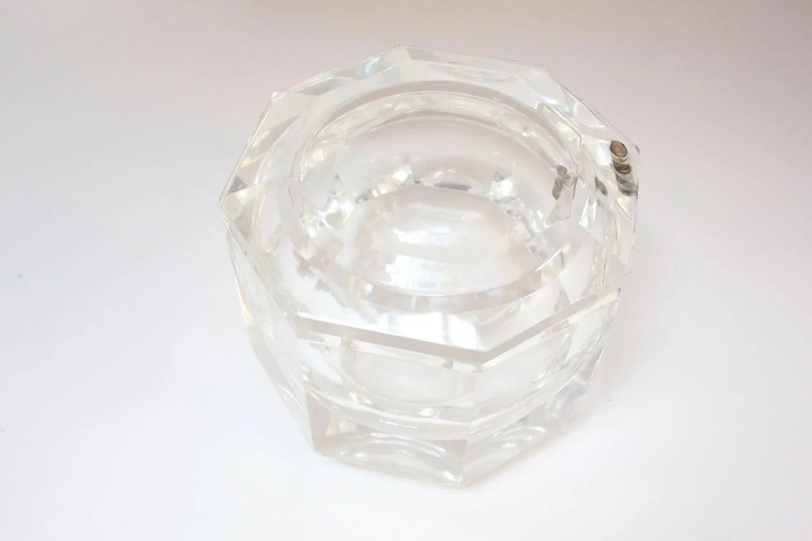 Italian Lucite Octagonal Form "Gem" Ice Bucket by Alessandro Albrizzi - 3