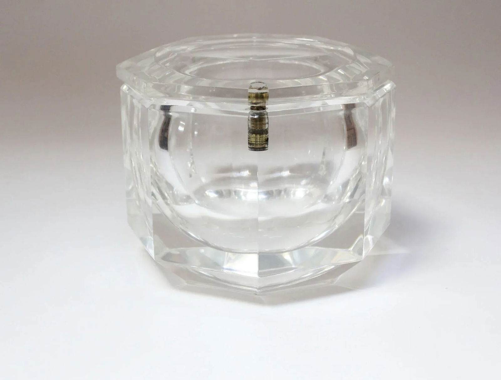 Italian Lucite Octagonal Form "Gem" Ice Bucket by Alessandro Albrizzi - 6