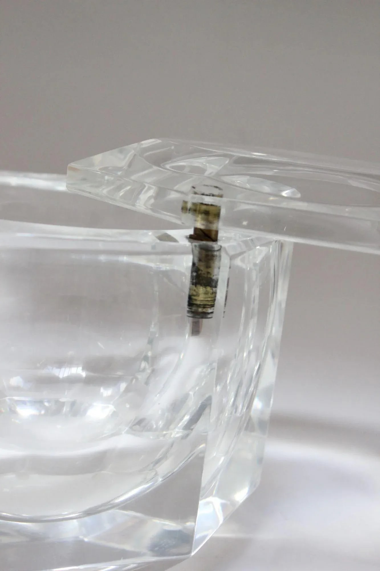 Italian Lucite Octagonal Form "Gem" Ice Bucket by Alessandro Albrizzi - 8