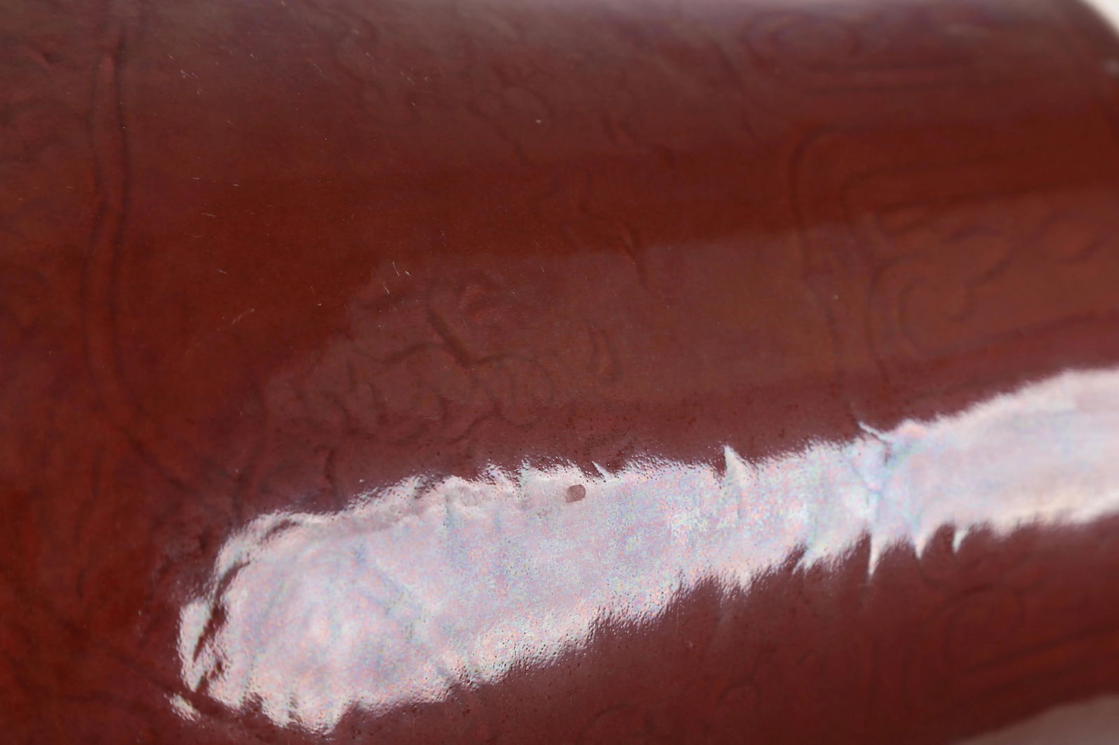 20th-Century Chinese Red-Glazed Vase - 6