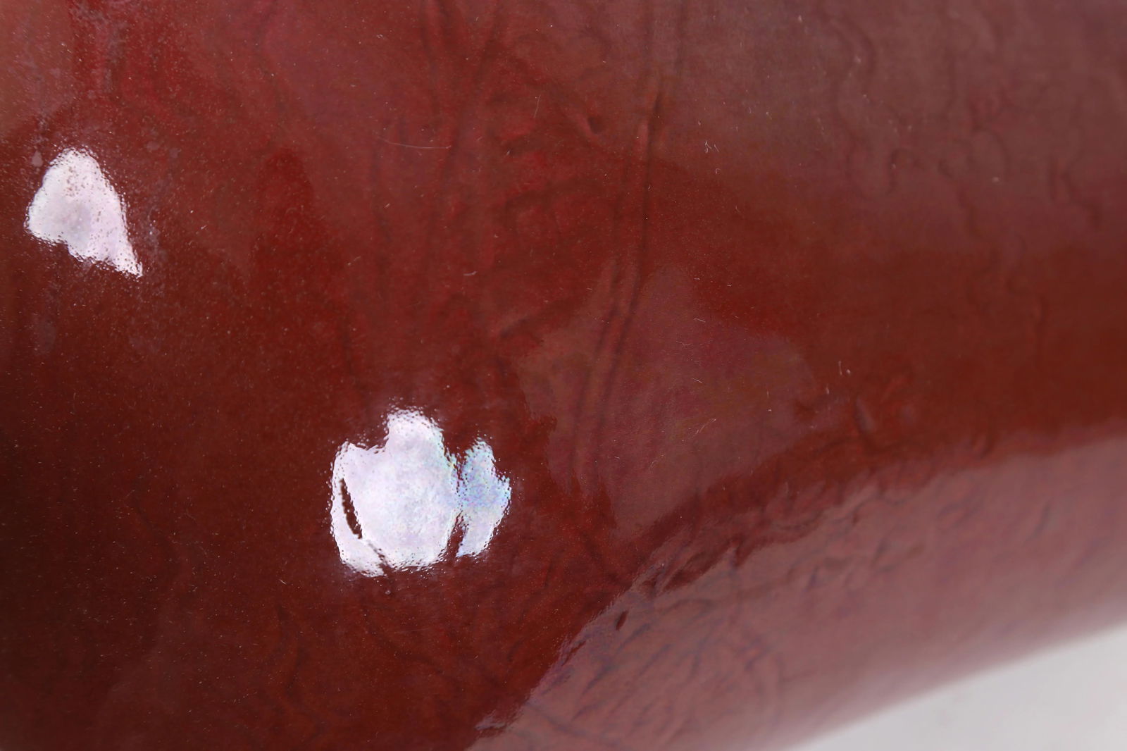 20th-Century Chinese Red-Glazed Vase - 8