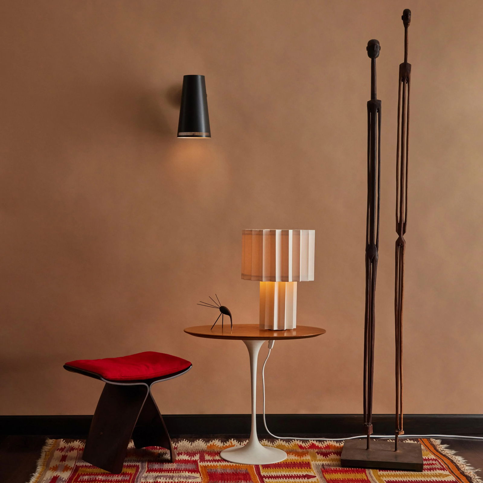 Large Paavo Tynell Black Wall Lights for Taito Oy - a Pair - 3