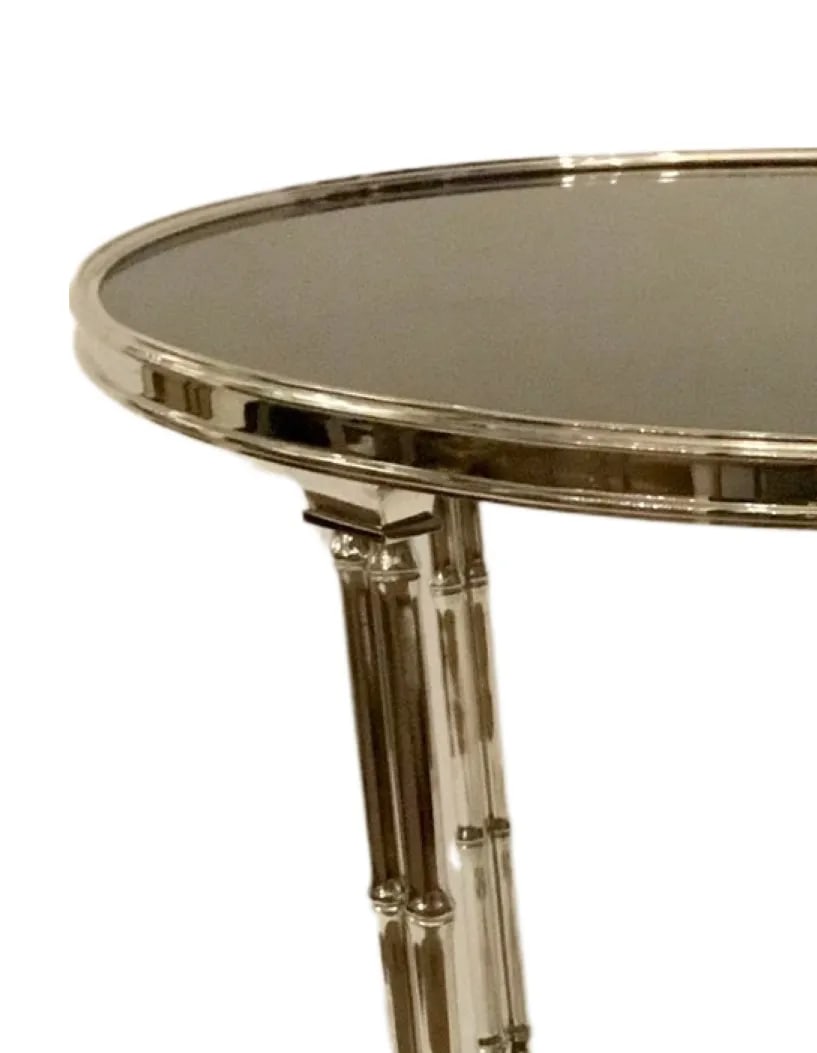 Heritage Global Views Double Faux Leg Bamboo Granite Top Attrib. Maison Bagues & Maison Jensen - 2