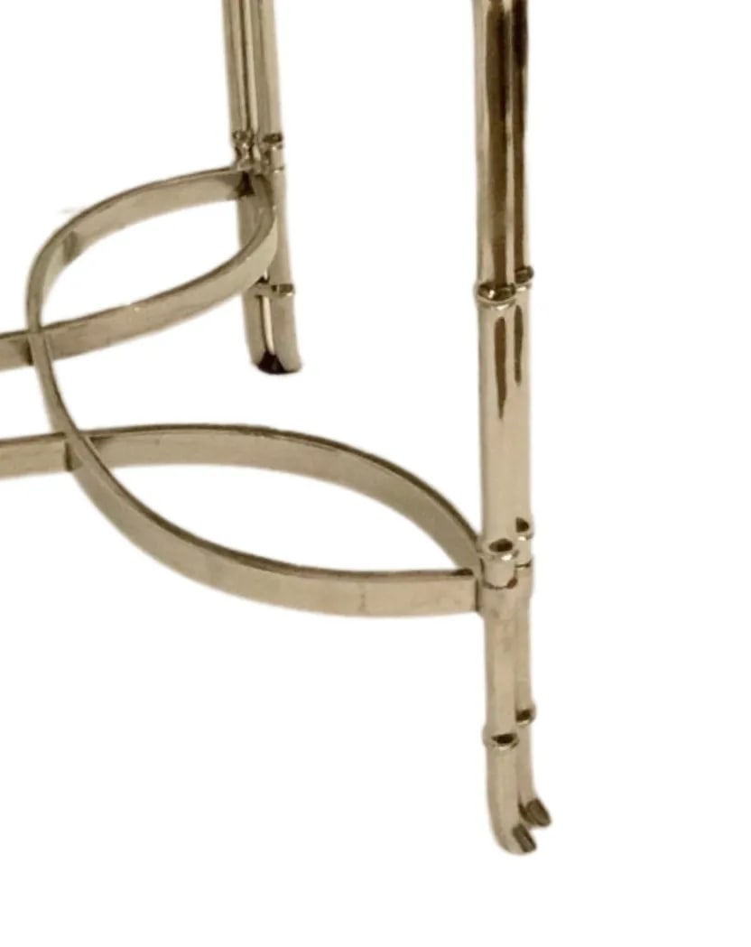 Heritage Global Views Double Faux Leg Bamboo Granite Top Attrib. Maison Bagues & Maison Jensen - 3