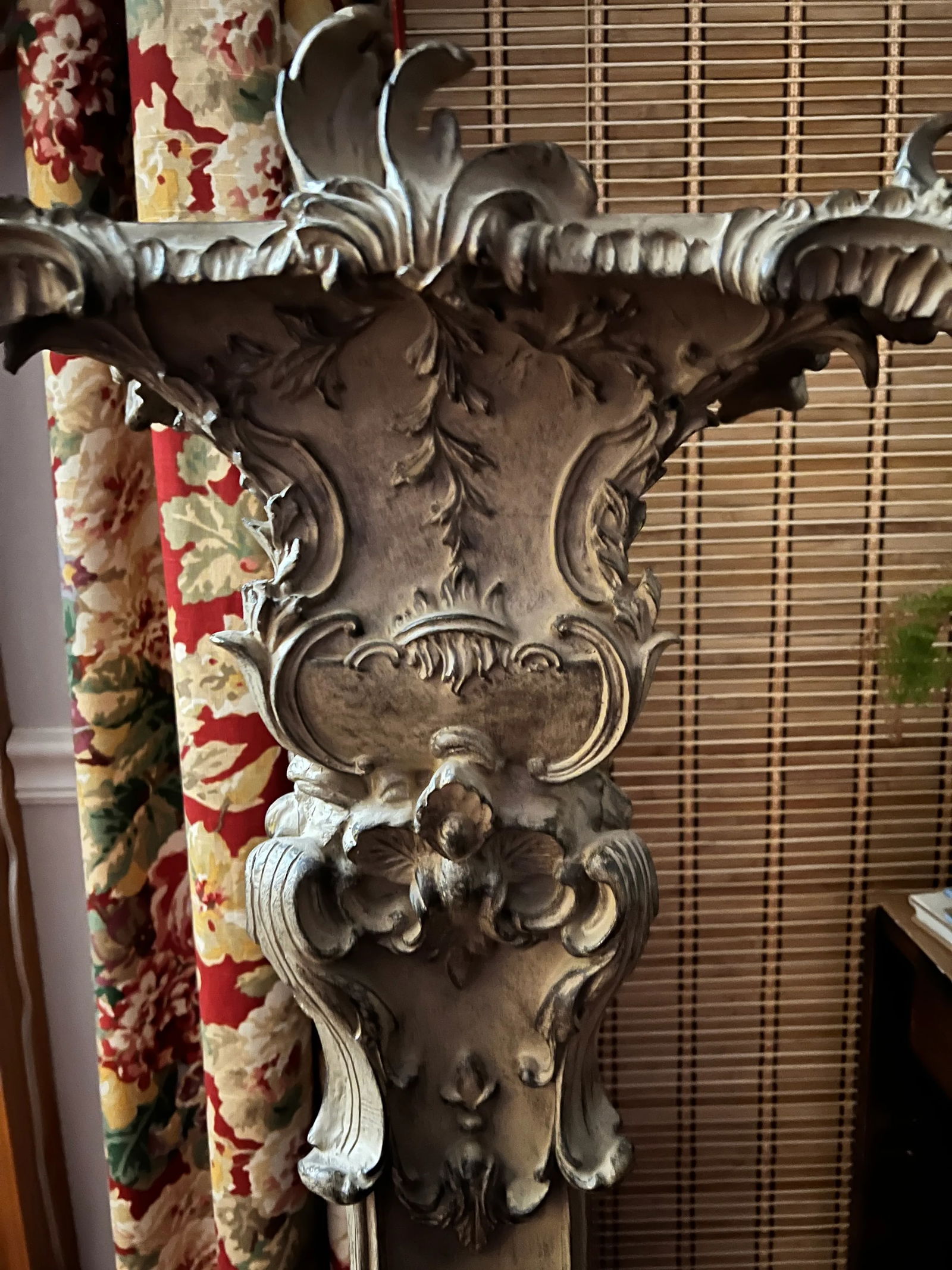 Vintage French Baroque Style Pedestal - 5