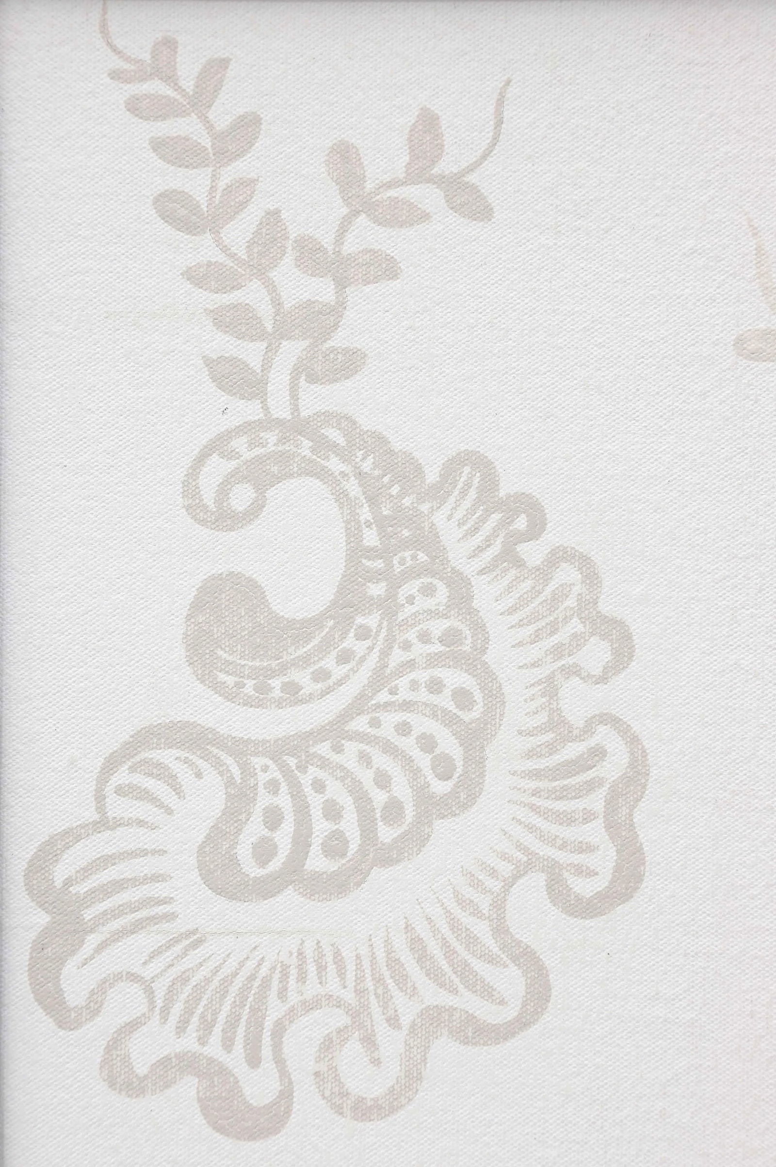 Vintage Mid-Century Shells and Leaves Framed Painting - 4