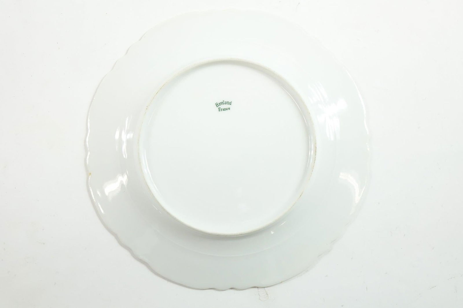 Antique Haviland France Ranson White Dinner Plates- Set of 12 - 2