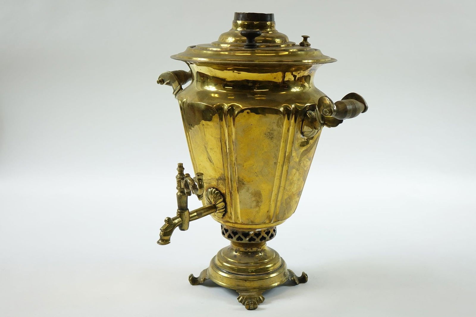 Antique Brass Samovar - 4