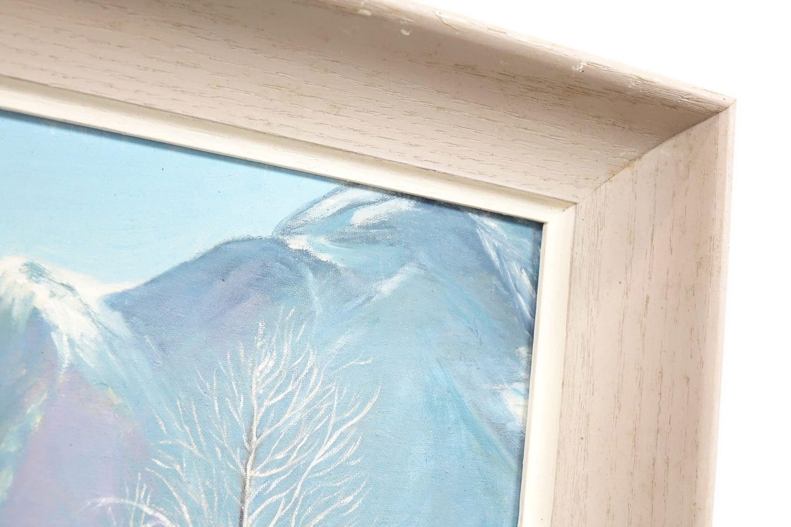 Mid 20th Century **"Mediterranean Garden Terrace" – Framed Original Oil Painting Signed on the - 2