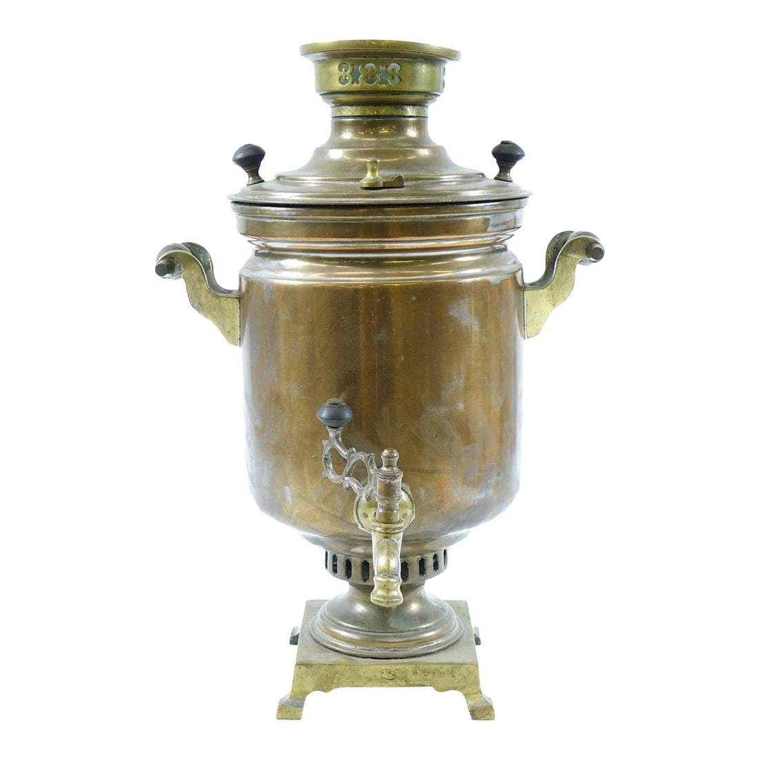 Antique Brass Russian Samovar (1 of 4)