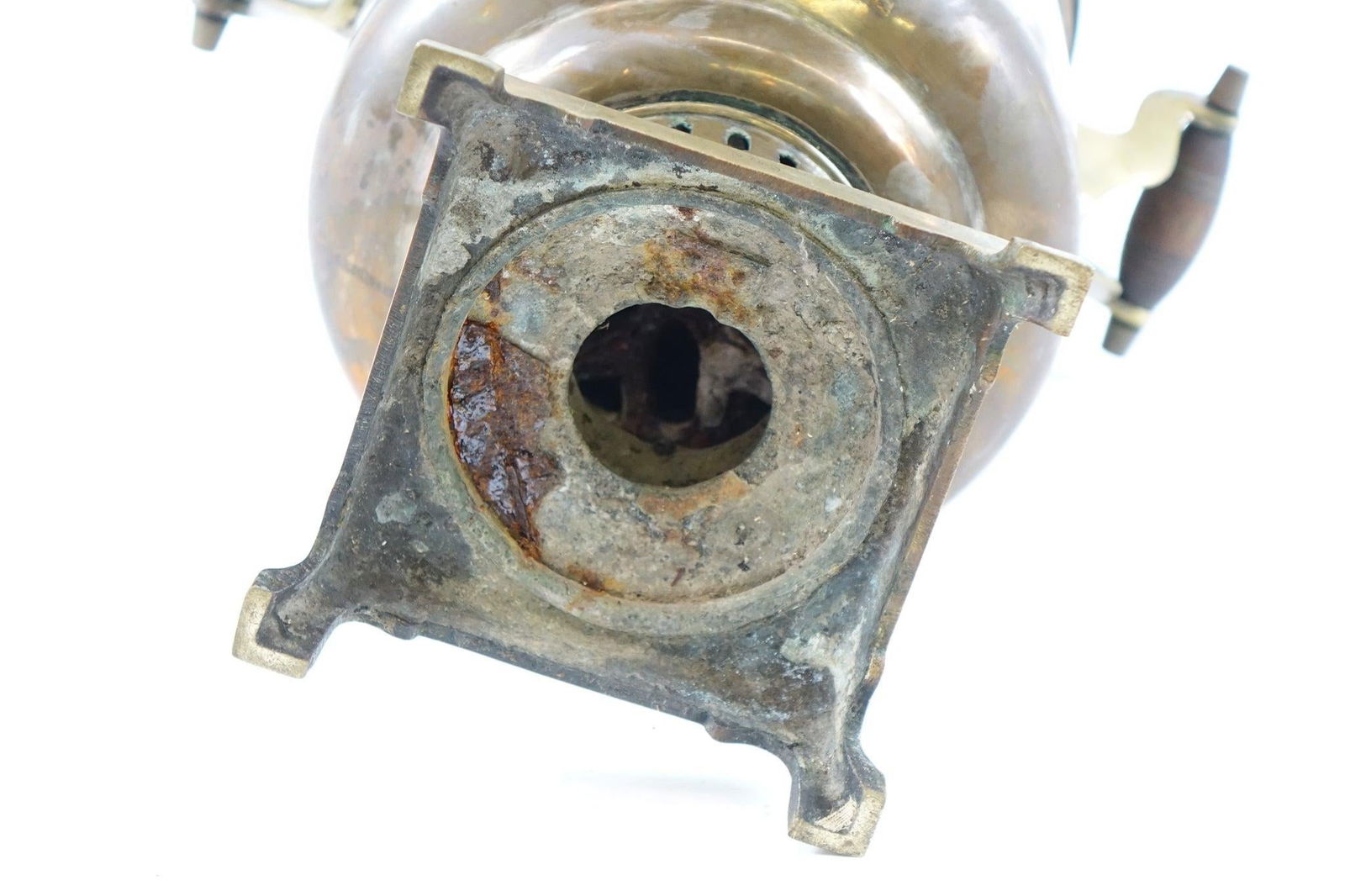 Antique Brass Russian Samovar - 4