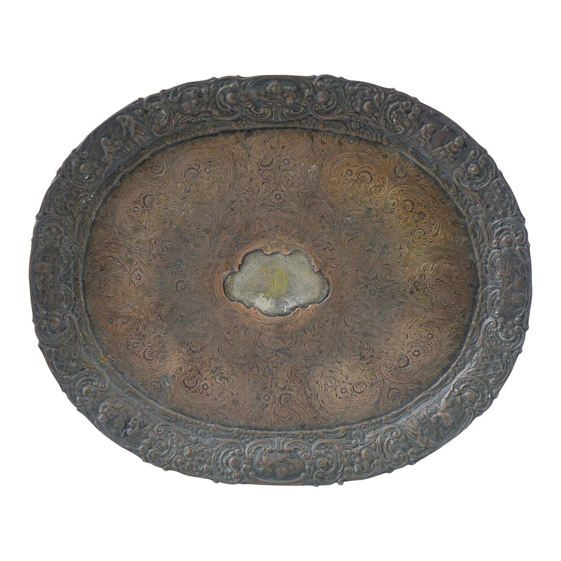 Antique British Copper Tray (1 of 5)