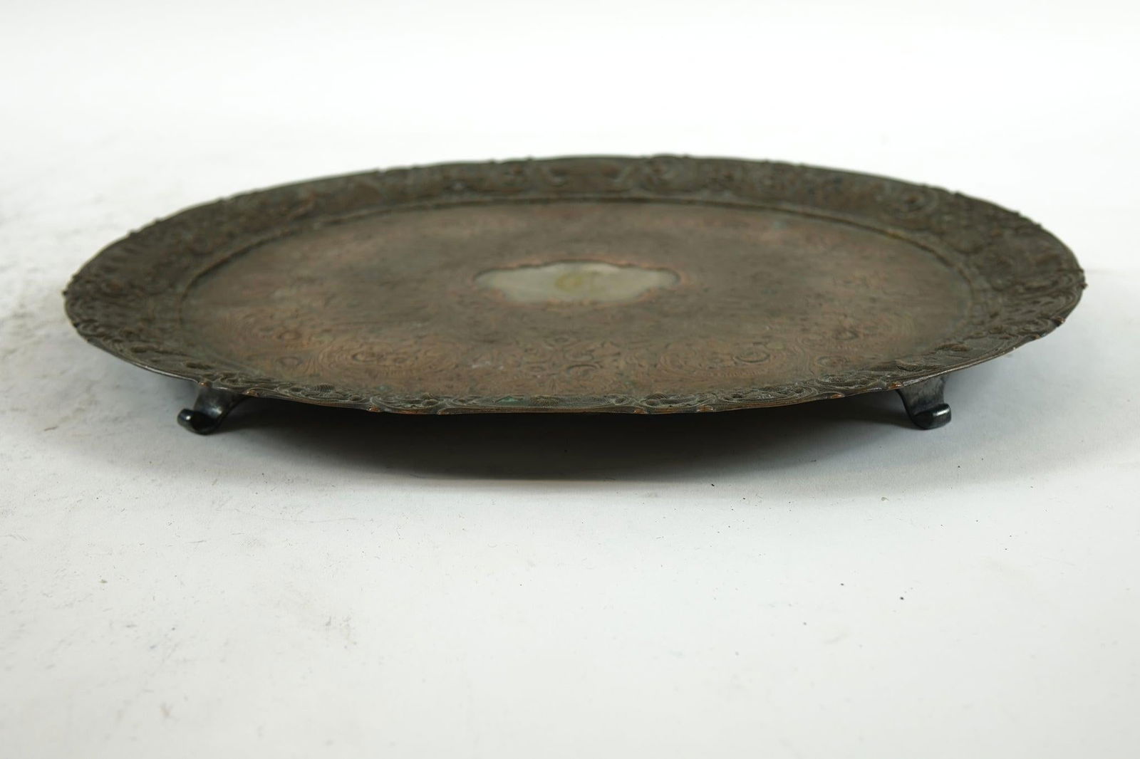 Antique British Copper Tray - 4