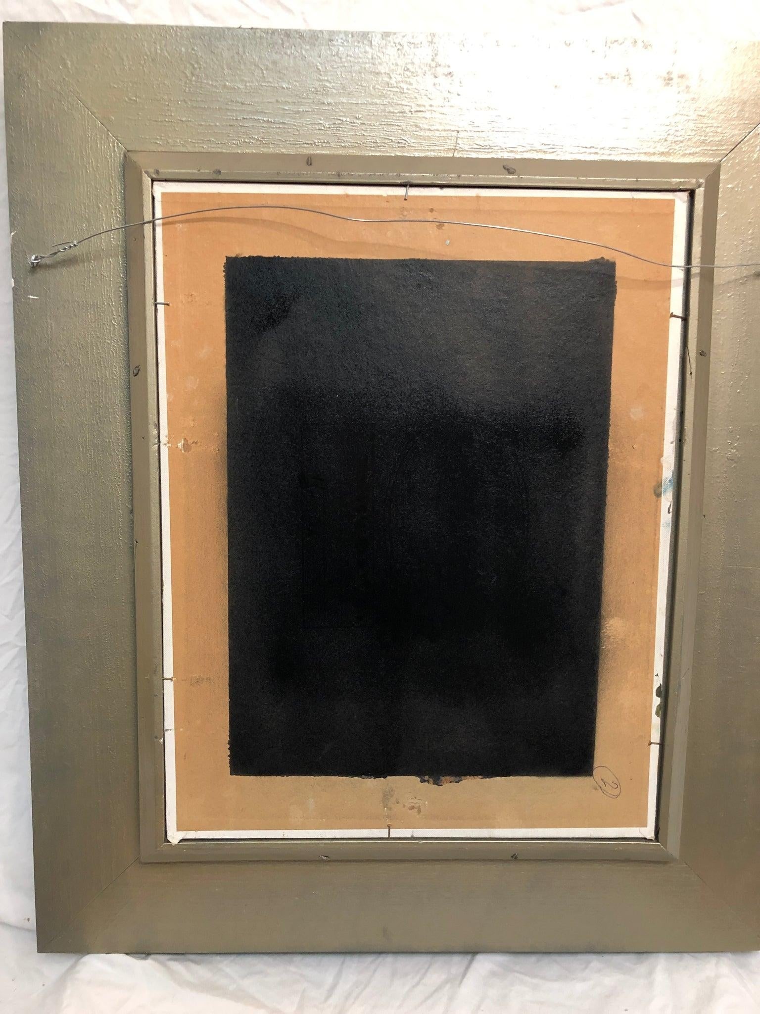 Late 20th Century Original Oil on Canvas – Impressionist Landscape With Moonlight - 2